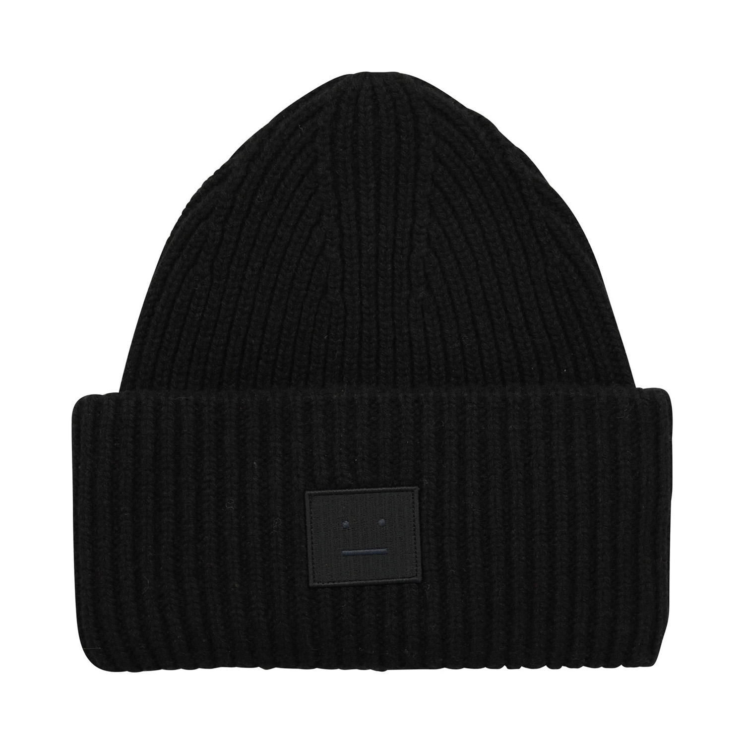 Acne Studios Knit Cap Pansy Black