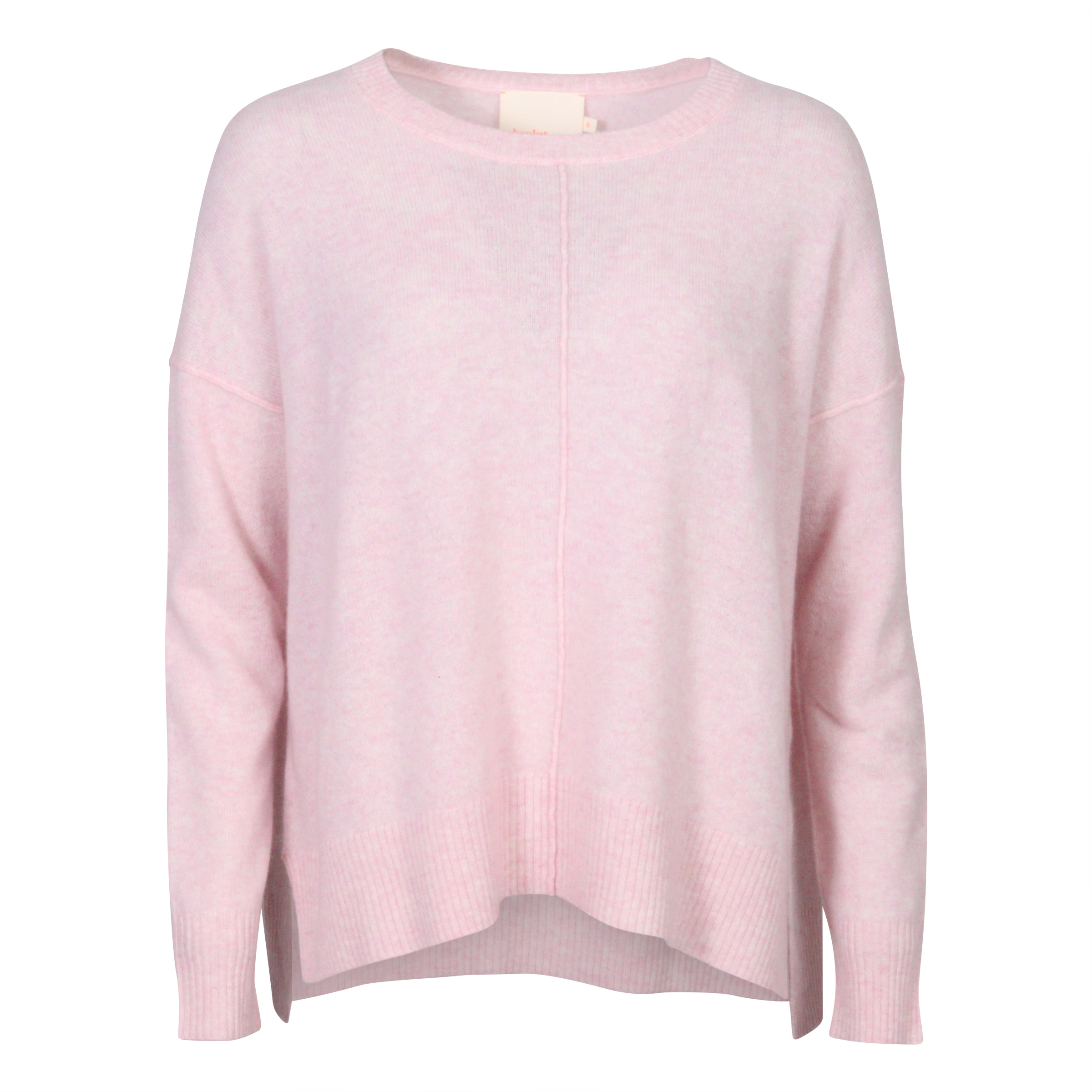 Absolut Cashmere Oversized Sweater Light Pink Melange
