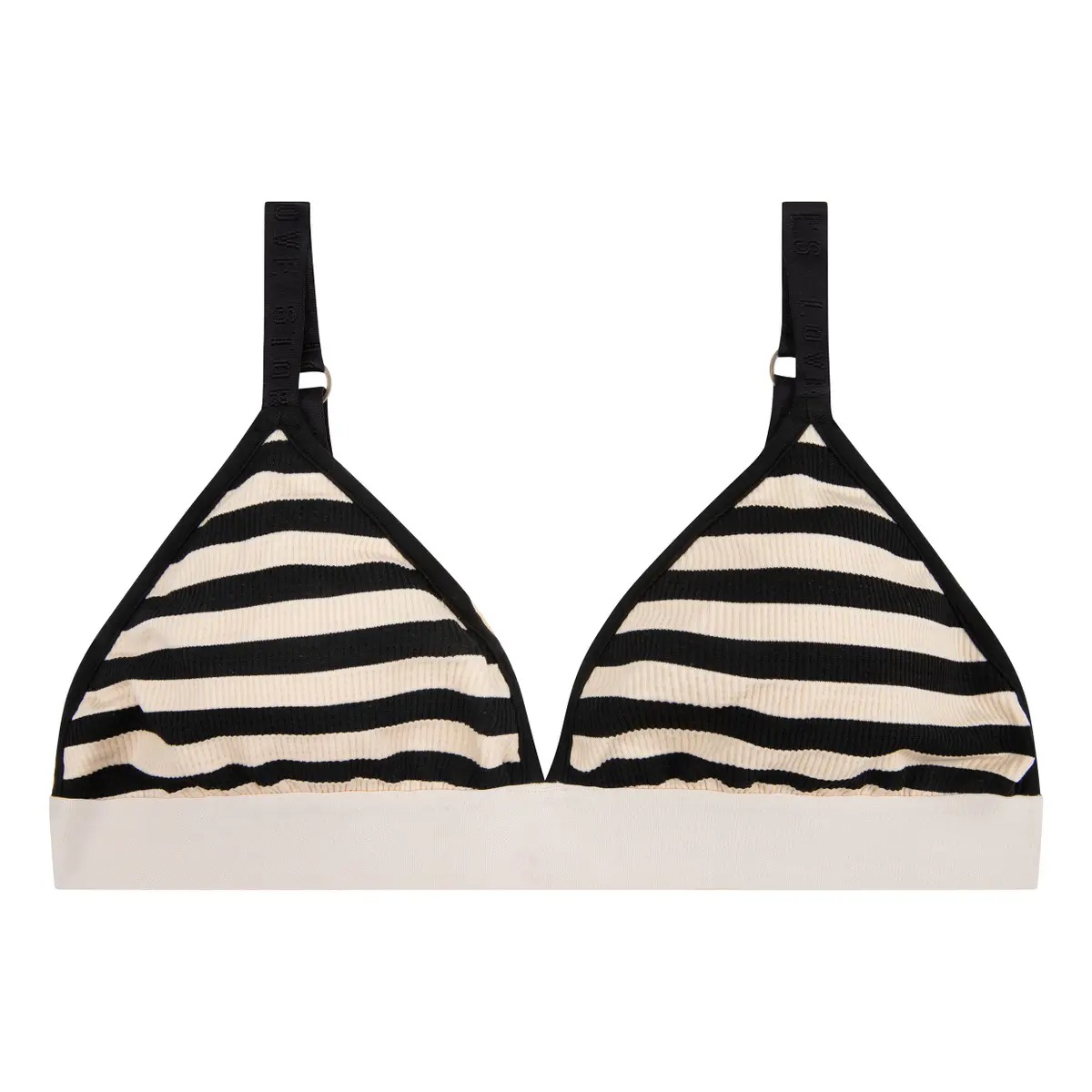 Love Stories Bra Bralette Uma Black Stripe