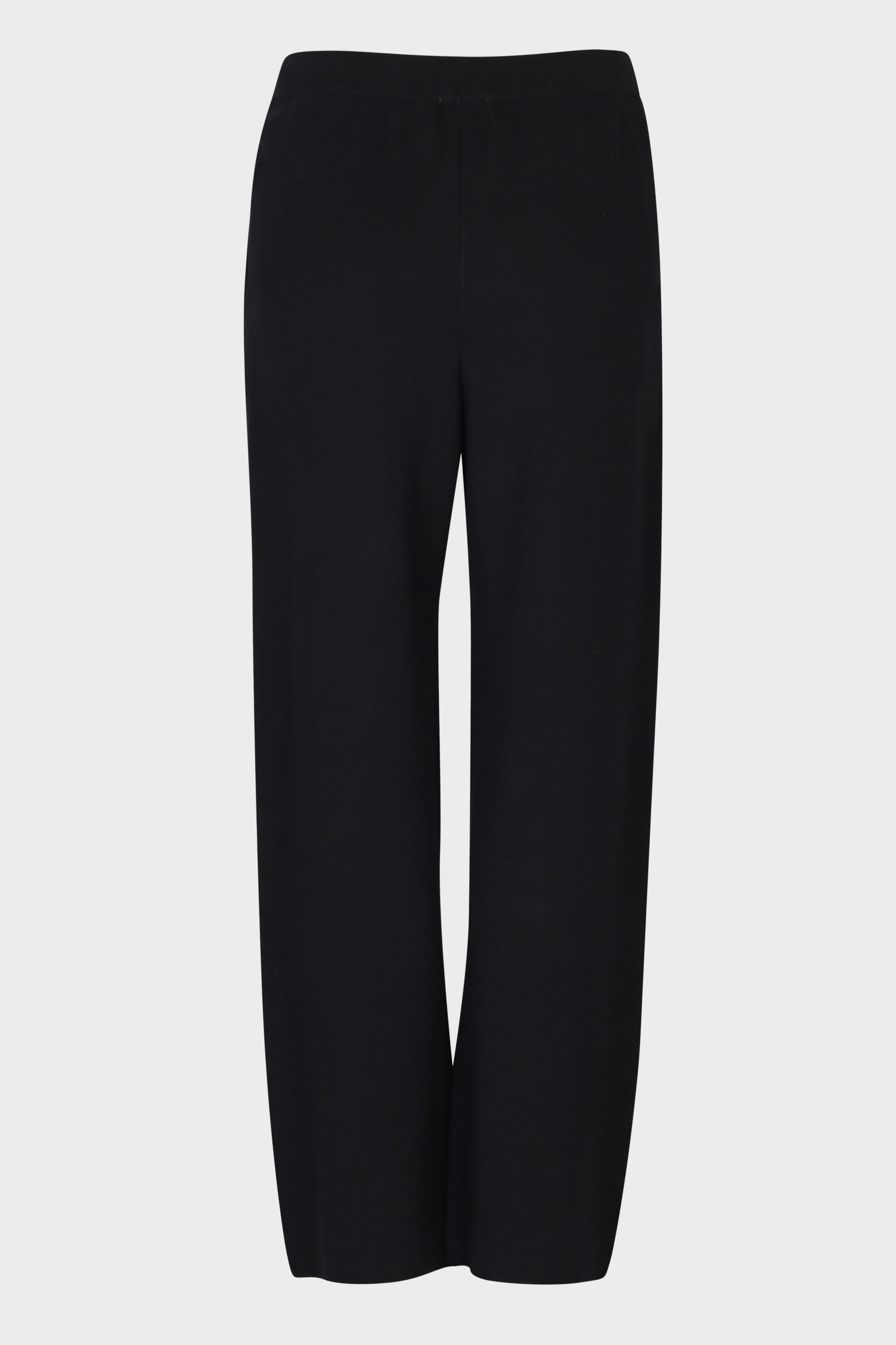 FLONA Cotton/ Cashmere Knit Pant in Black