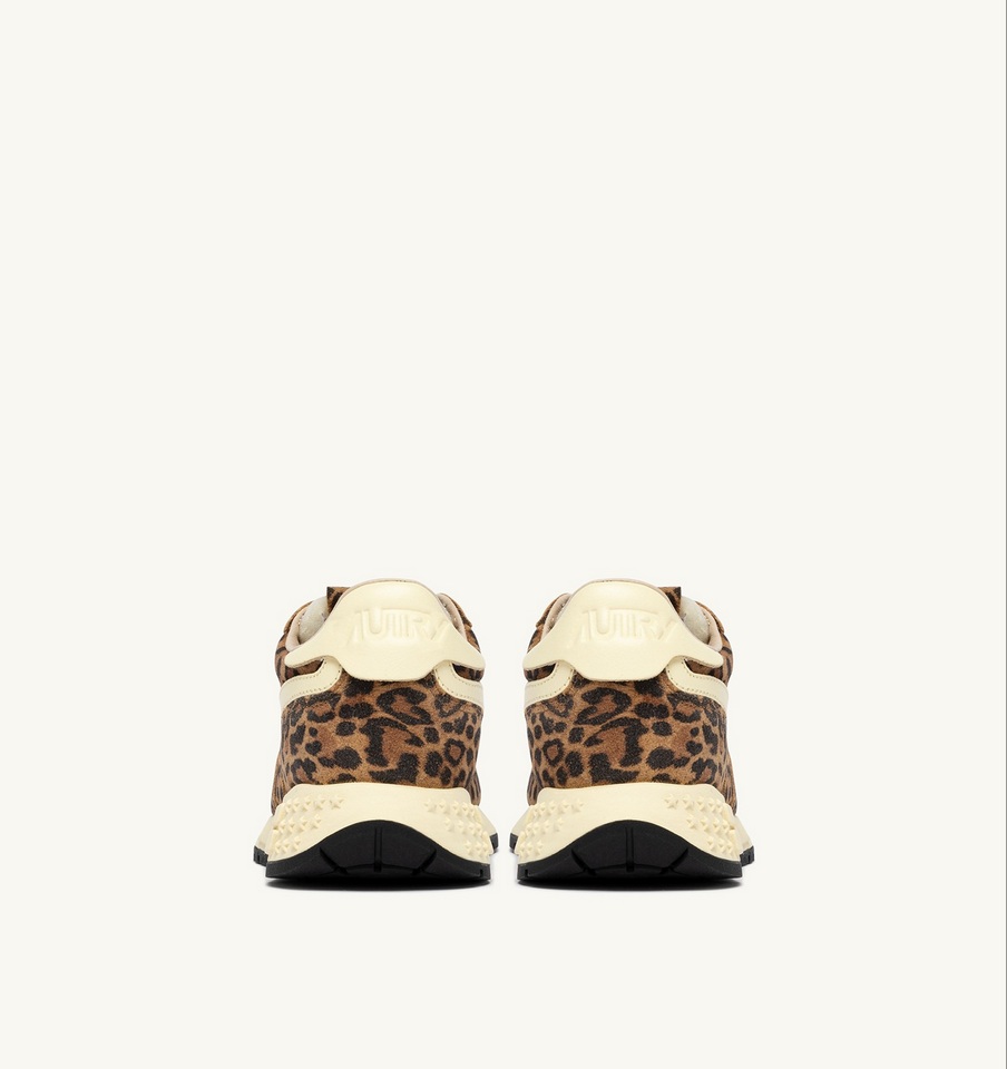 AUTRY ACTION SHOES Reelwind Low Sneaker Suede Leopard