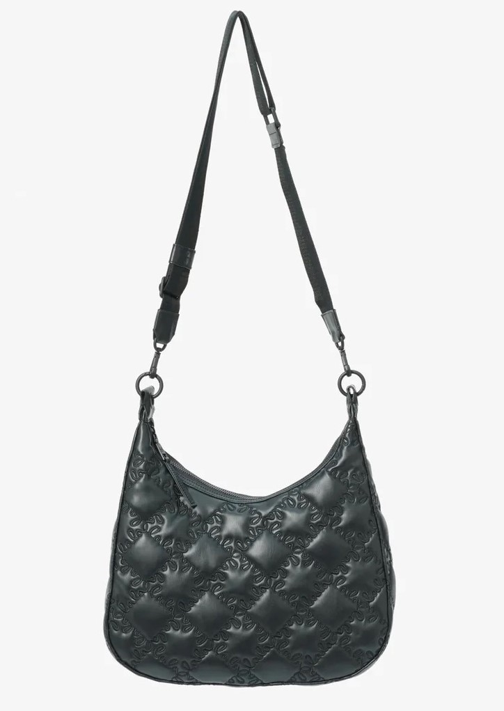 LALA BERLIN Shoulder Bag Mewis in Lalagram Black