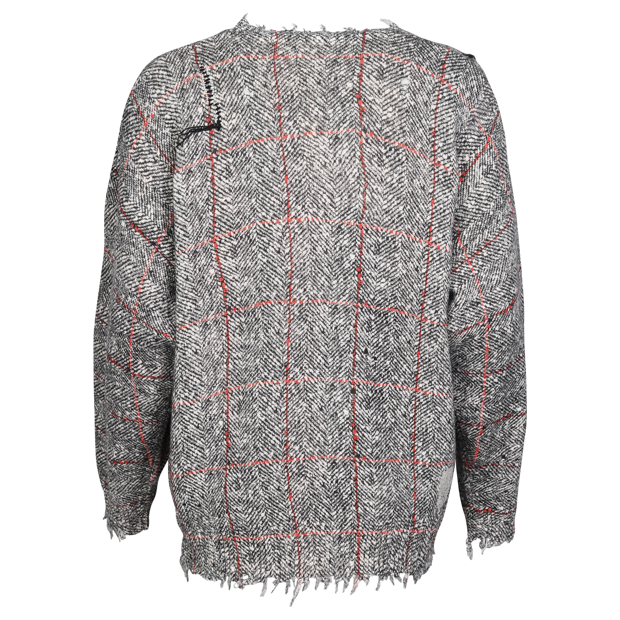 R13 Printed Tweed Sweater