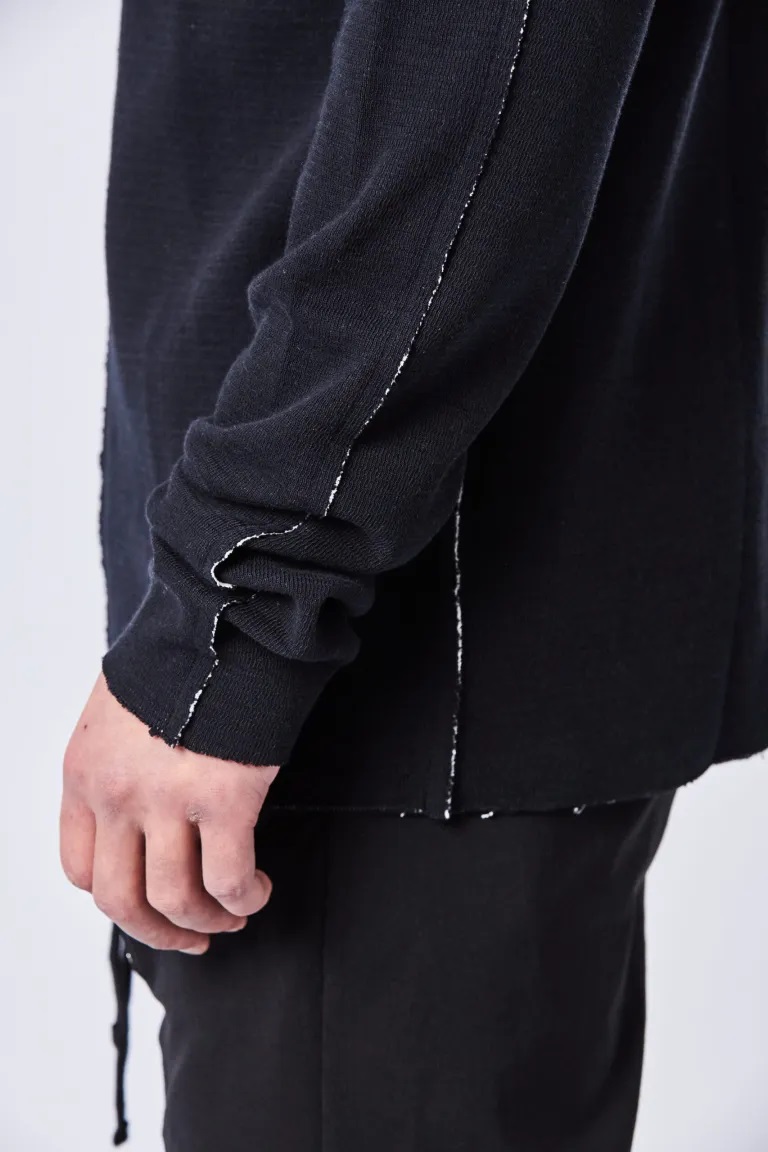 THOM KROM Heavy Cotton Oversize T-Shirt in Black