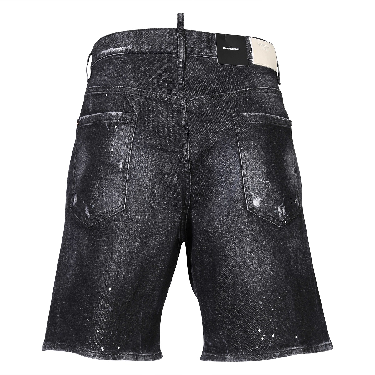 DSQUARED2 Jeans Shorts Cargo Marine in Washed Black