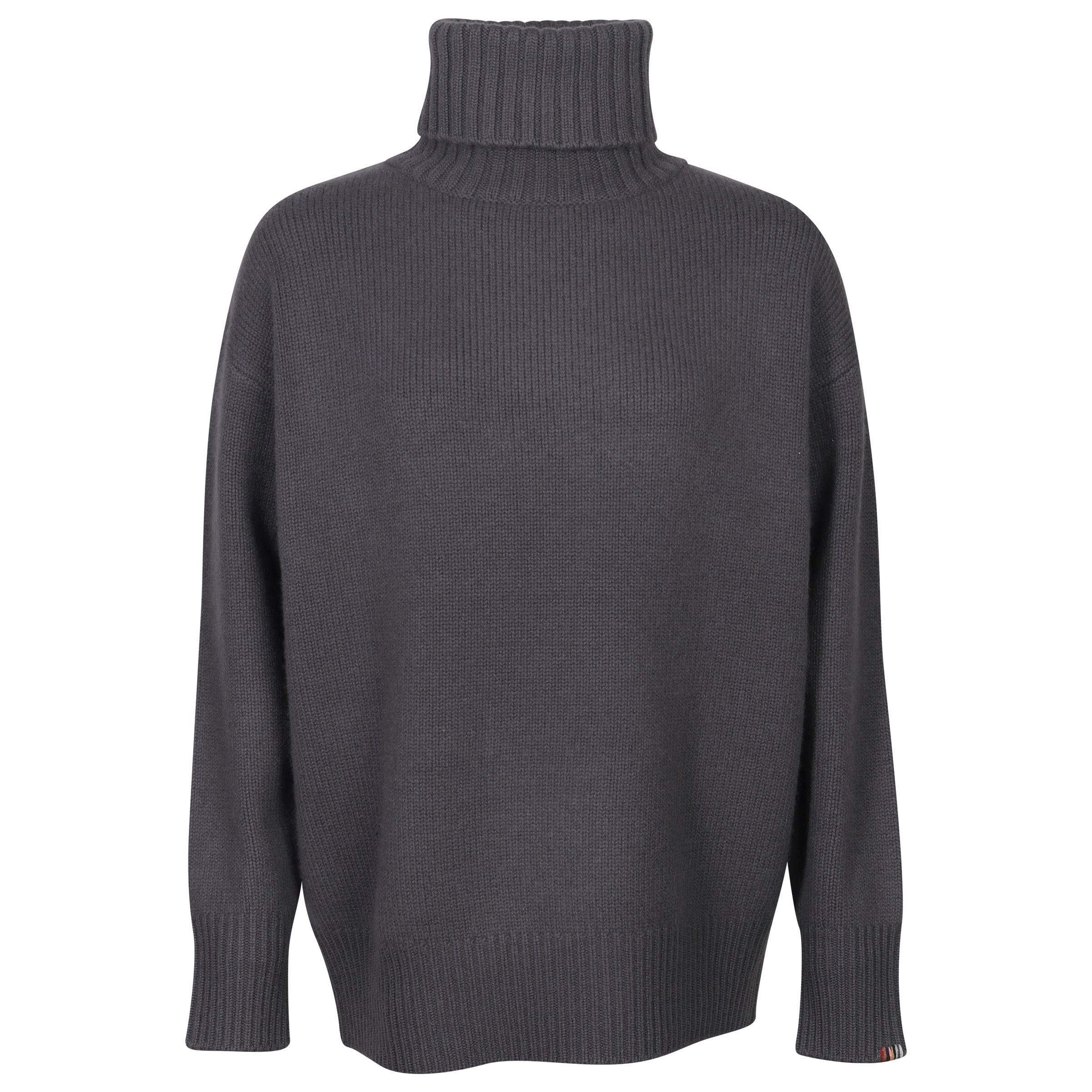 Extreme Cashmere Turtleneck N°20 Oversize Xtra in Concrete