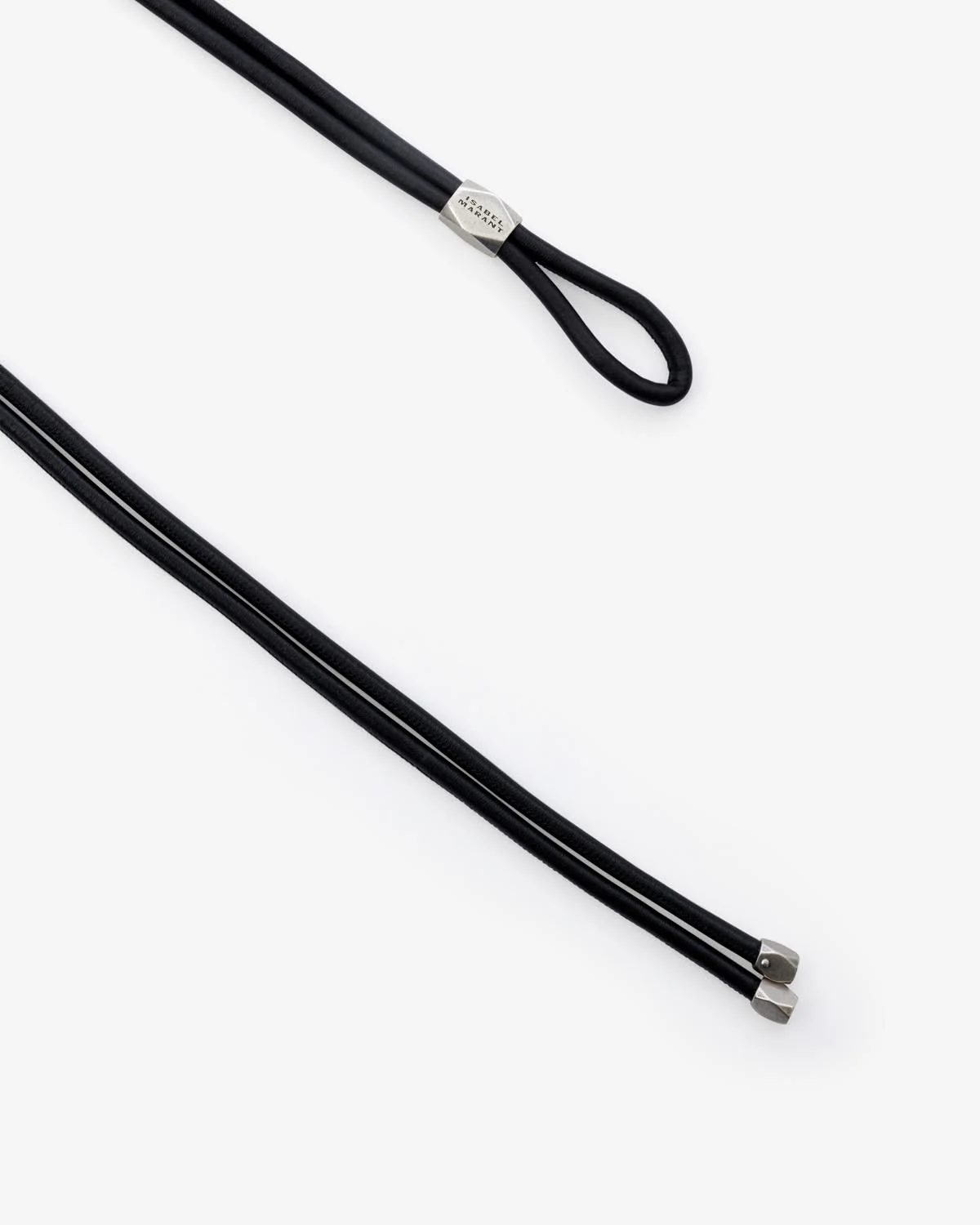 ISABEL MARANT Silvia Belt in Black/Silver