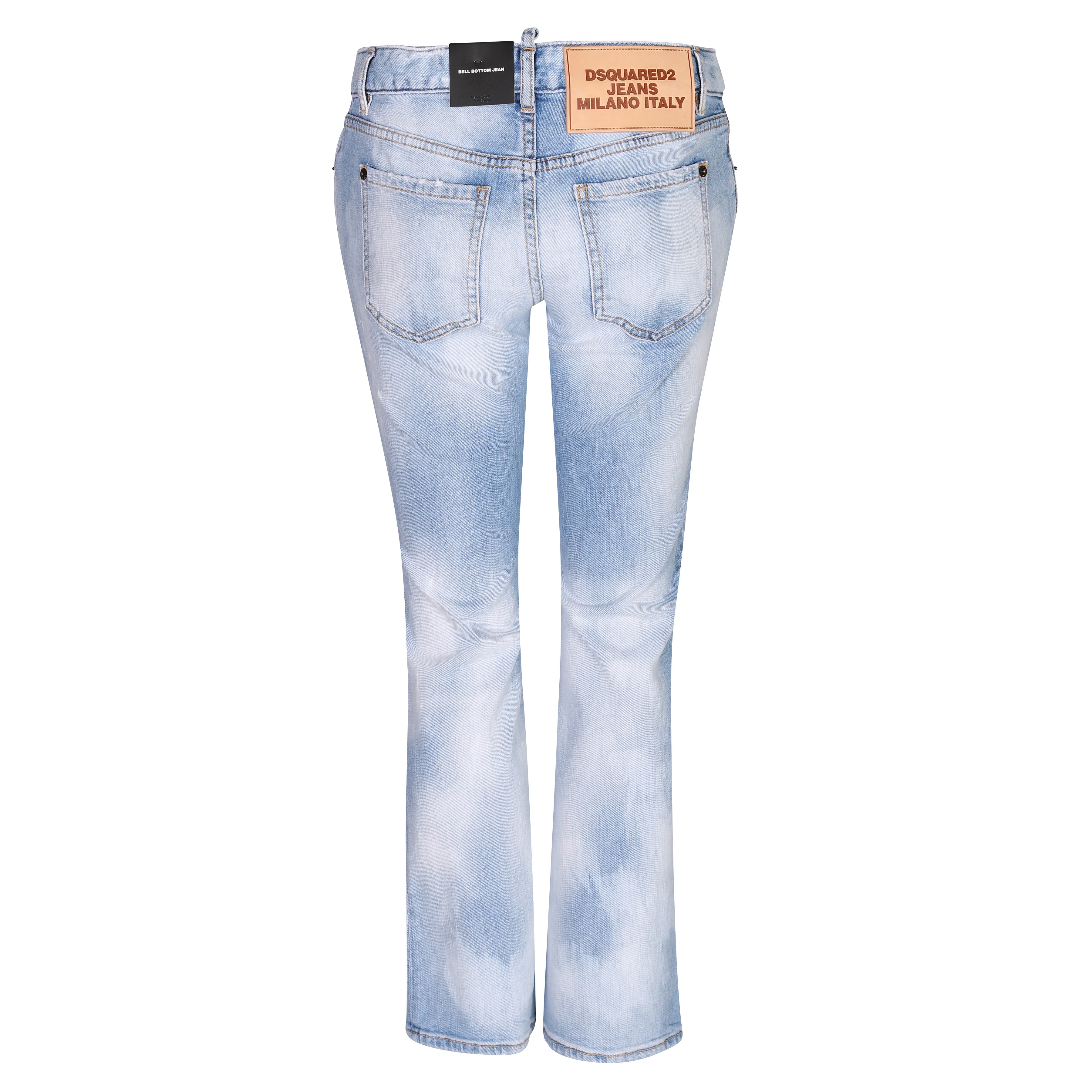 Dsquared Jeans Bell Bottom Jean Light Blue Washed