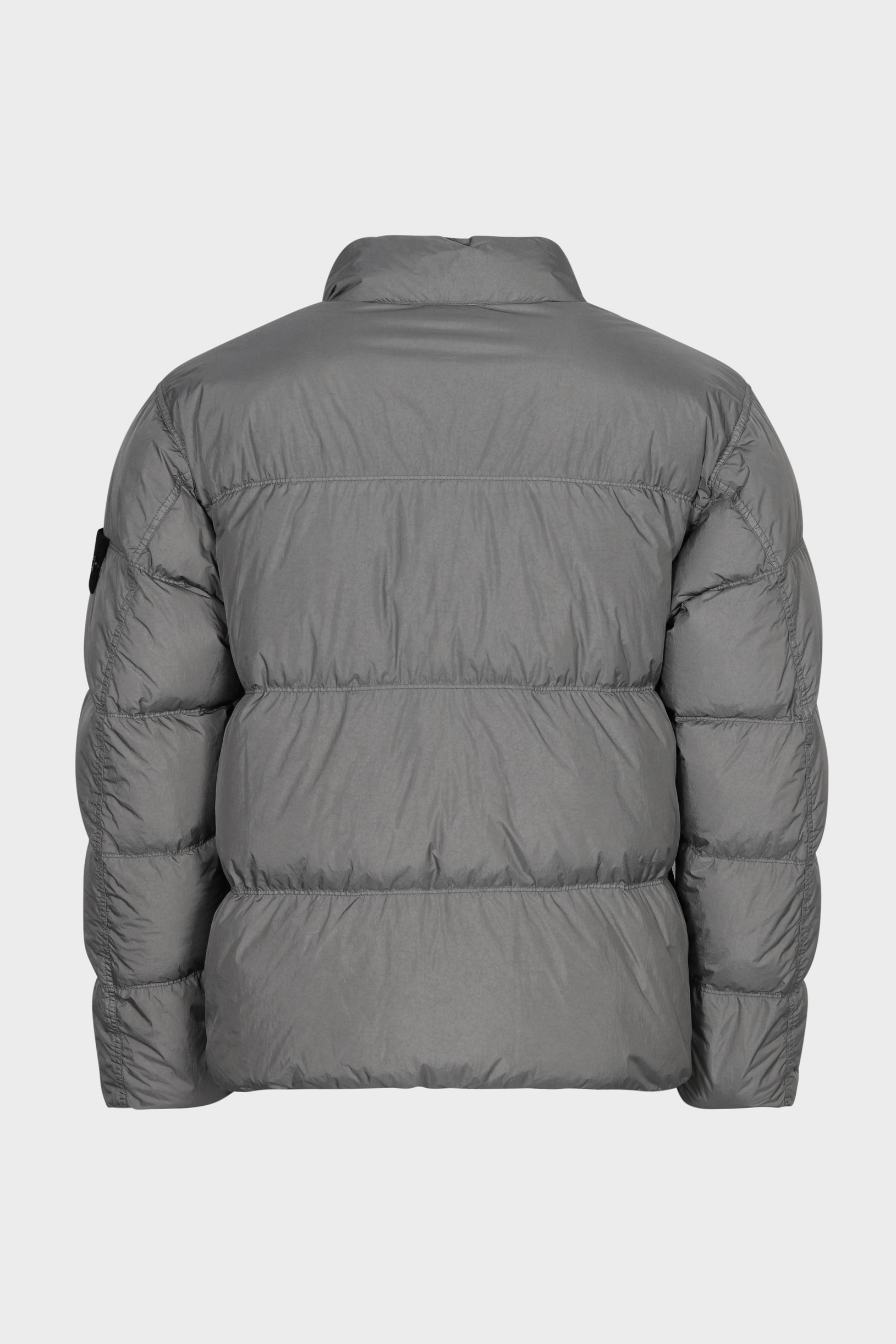 STONE ISLAND Garment Dyed Crinkle Reps Down Jacket in Grey