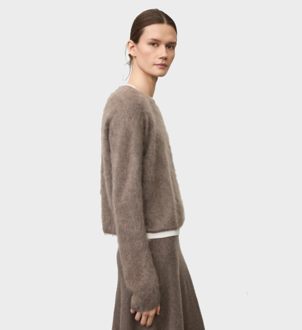 strickpullover von lisa yang in beige