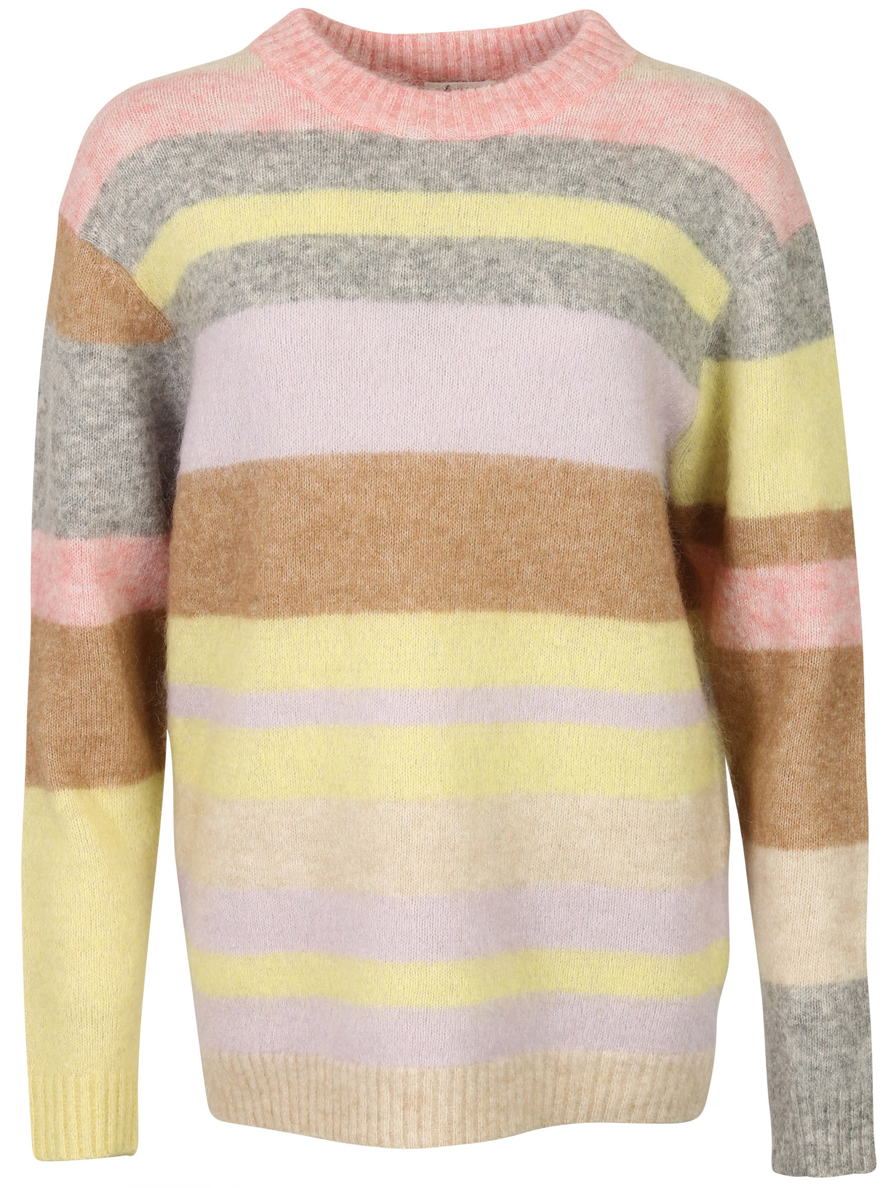 Acne Studios Mohair Pullover Kalbah Multi Stripe