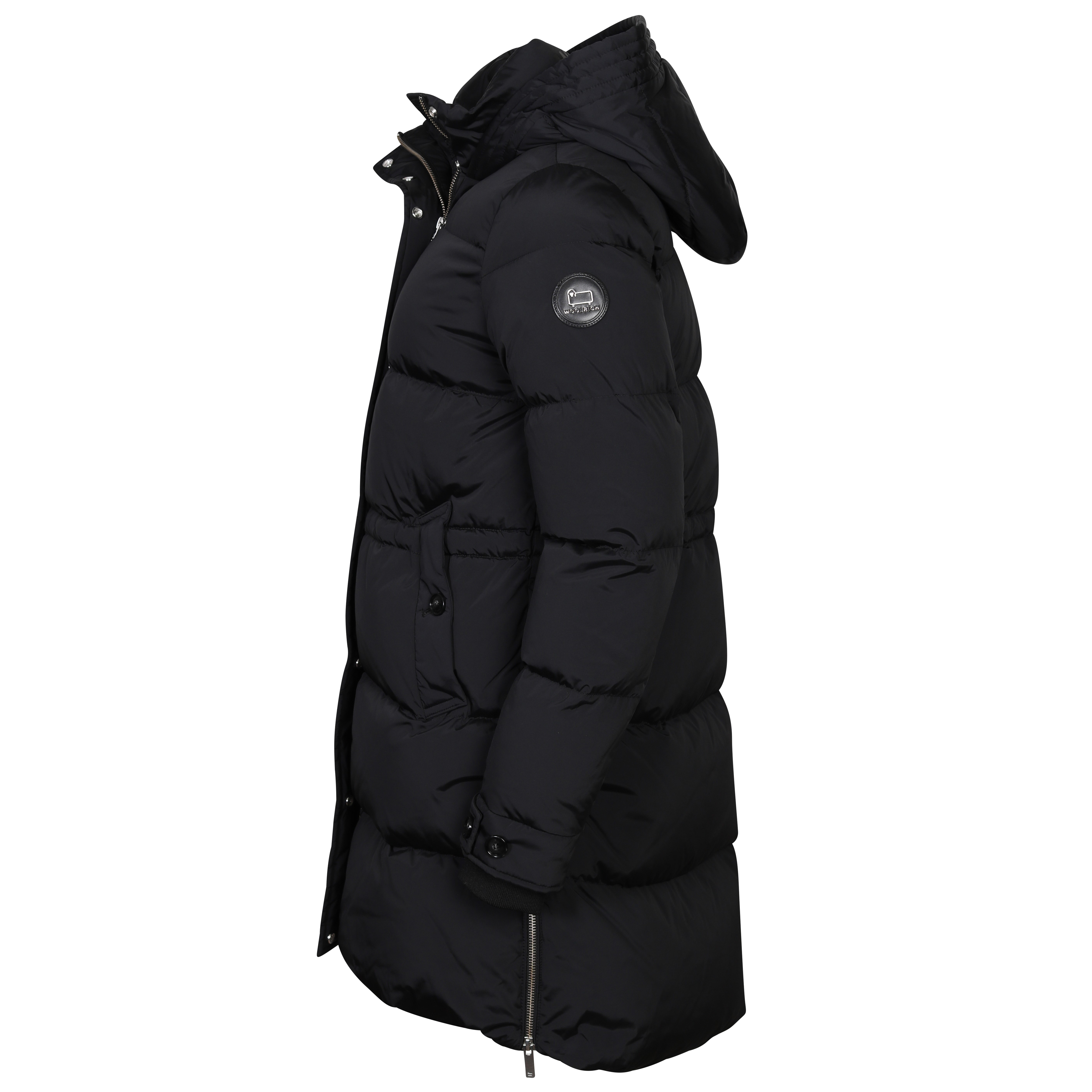 Woolrich Alsea Puffy Parka in Black