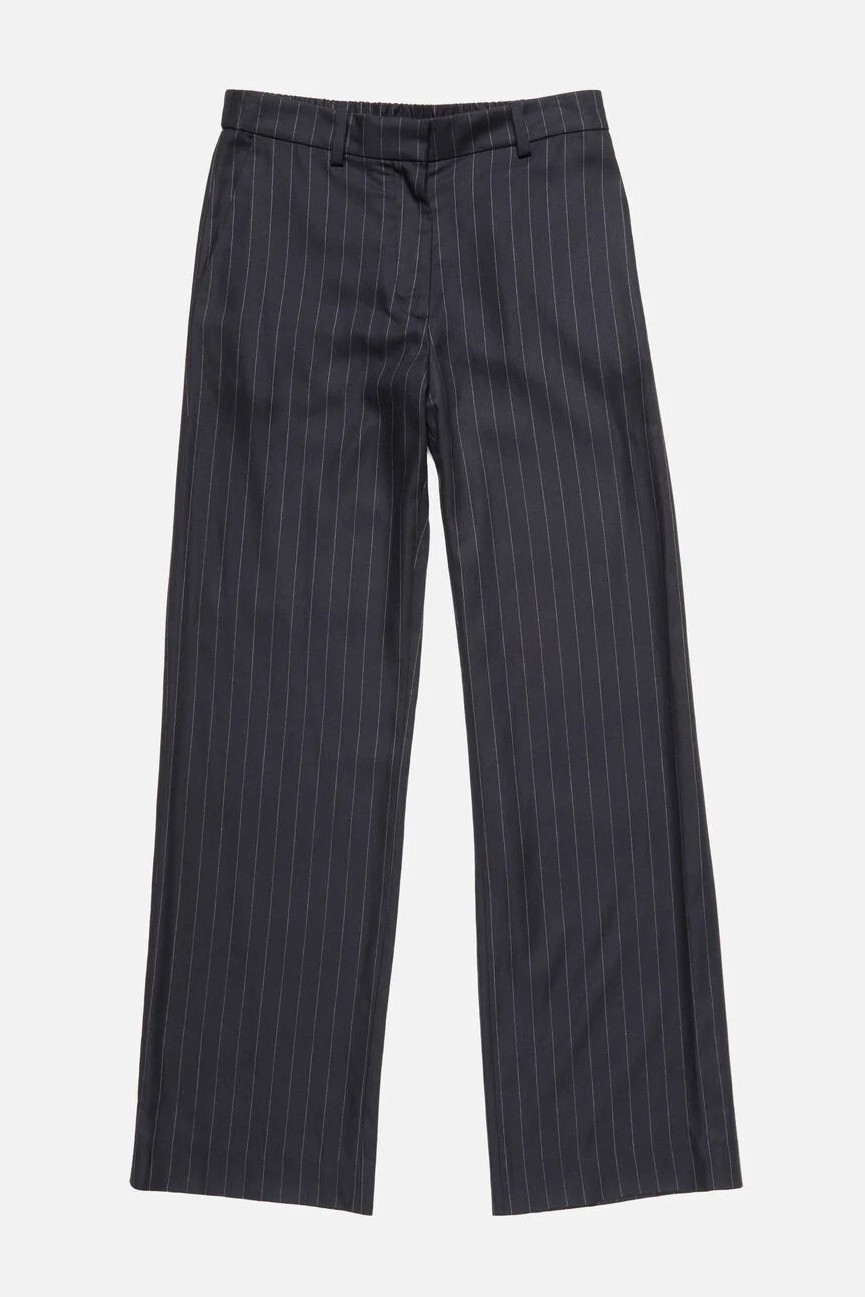 ACNE STUDIOS Pinstripe Pant in Navy