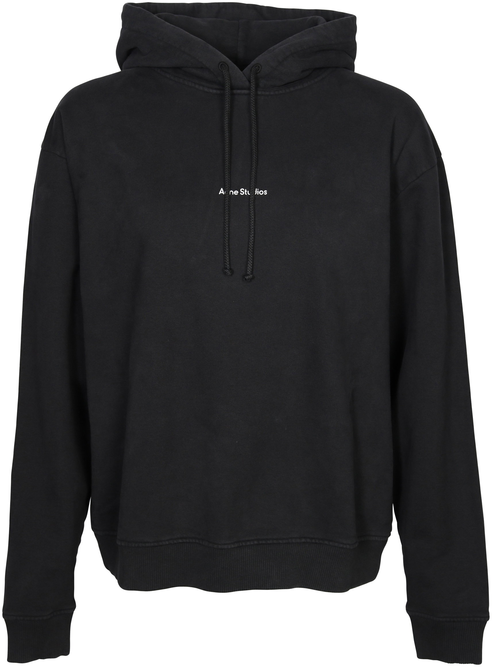 Acne Studios Hoodie Feirda Stamp Washed Black
