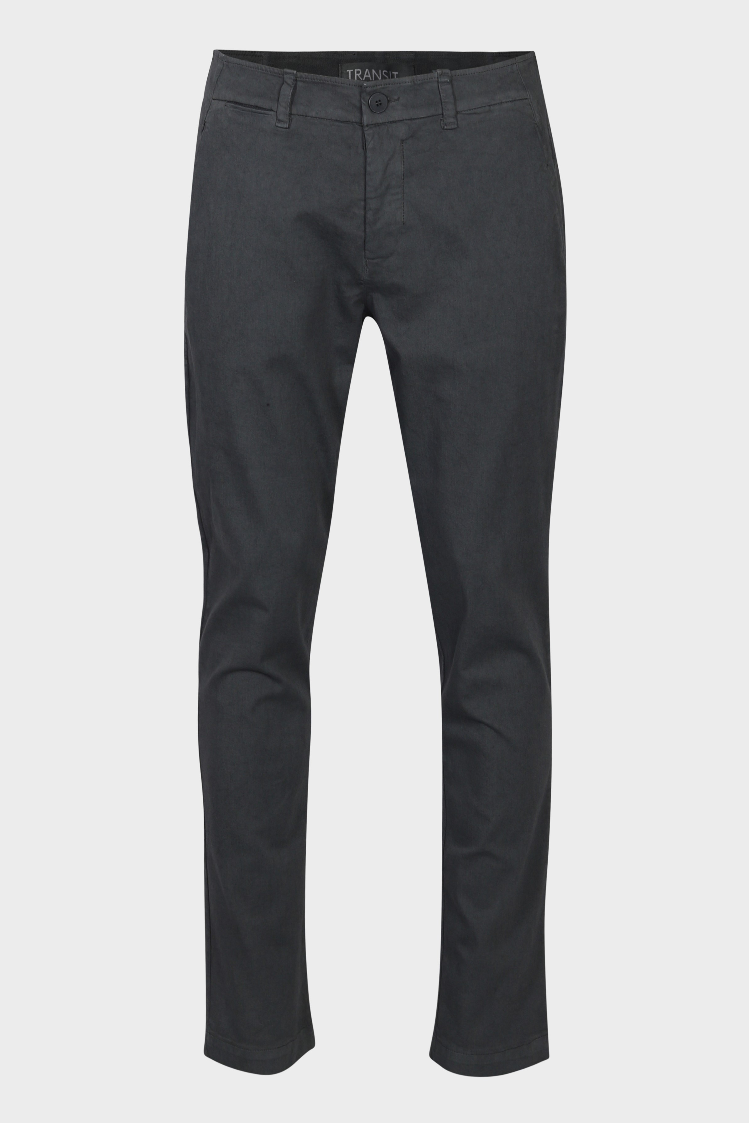 TRANSIT UOMO Cotton Stretch Pant in Dark Grey
