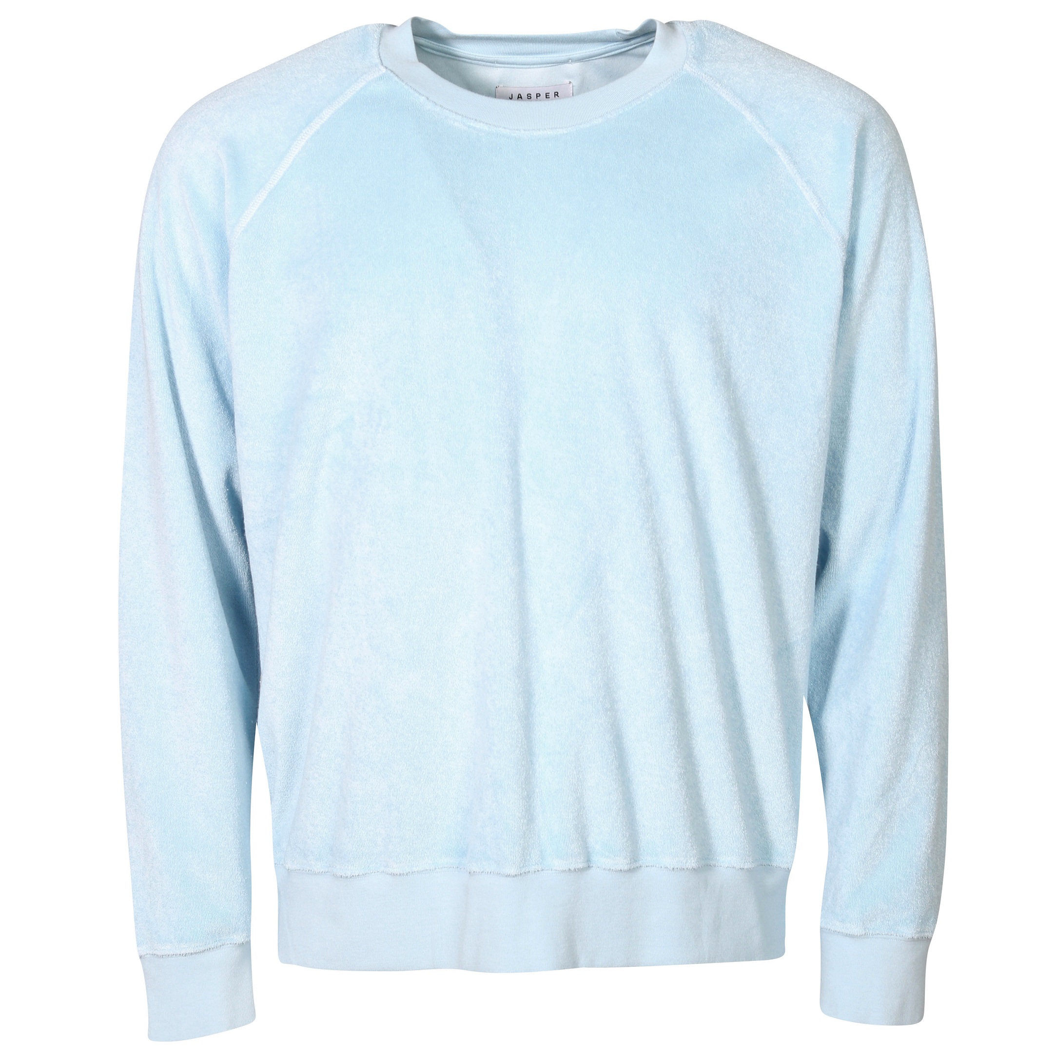 JASPER LOS ANGELES Terry Crewneck Sweatshirt Sunset in Sky Blue M