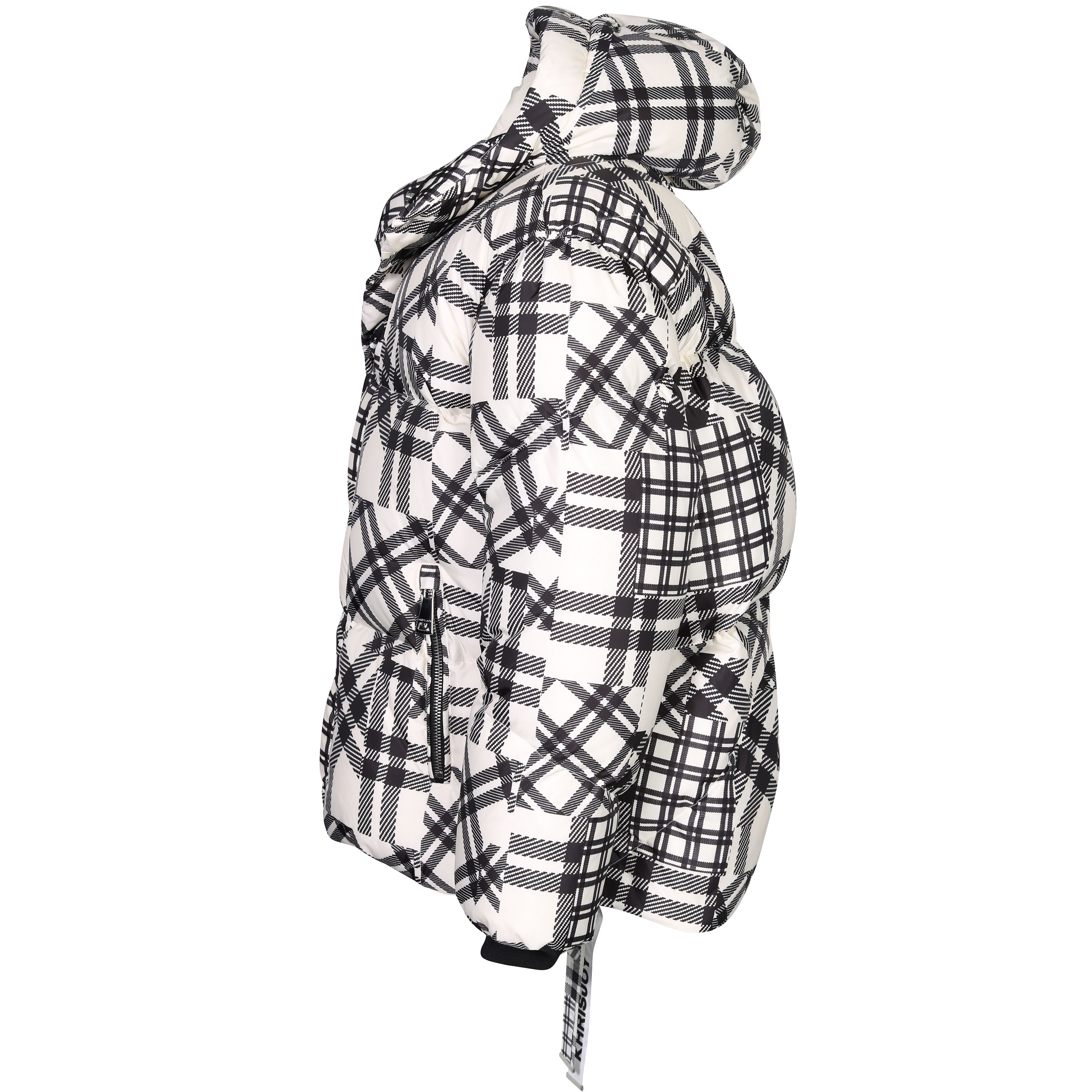 Khrisjoy Puffer Khrisman Multicheck in White Black M / 01