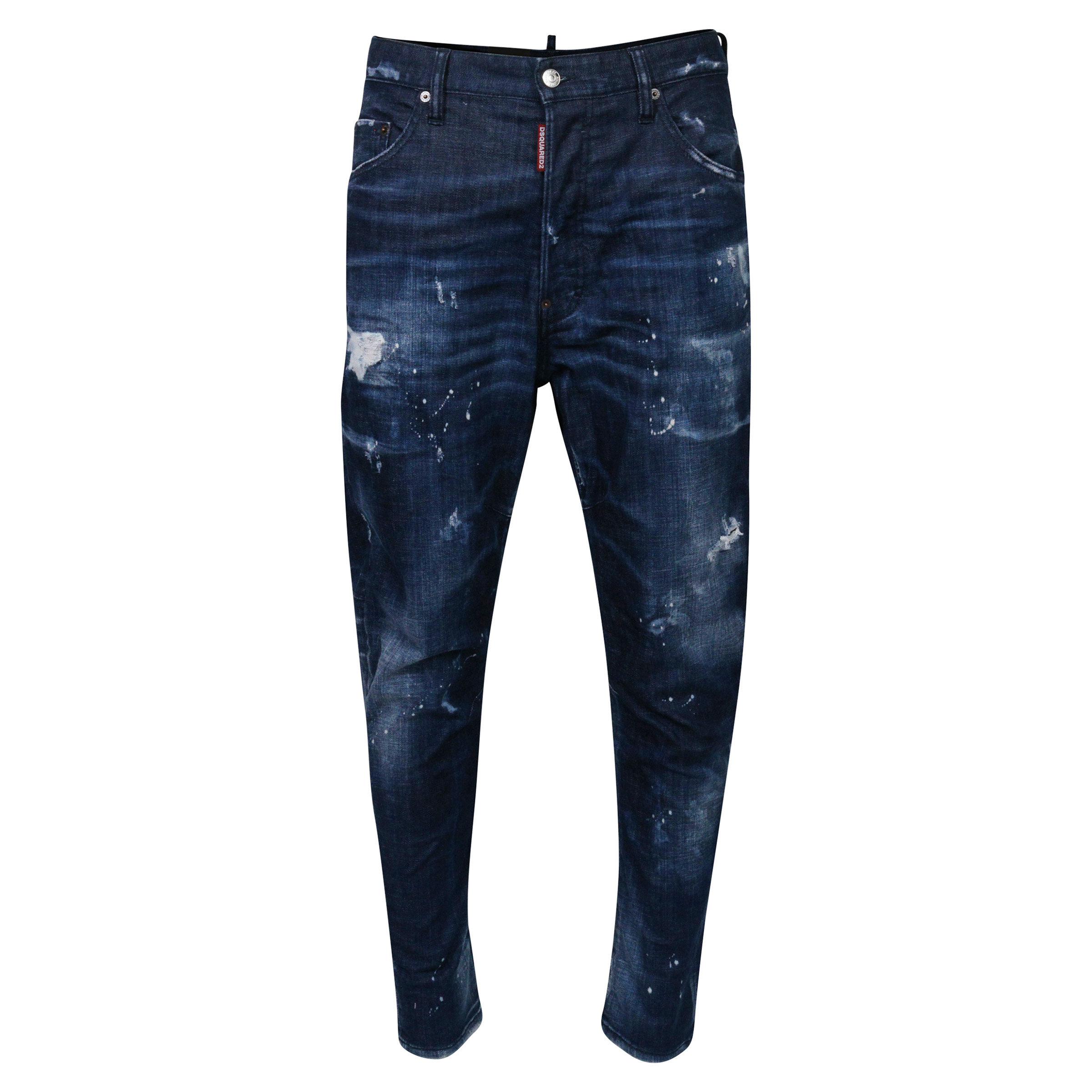 Dsquared Combat Jeans Wire Inside Blue Washed