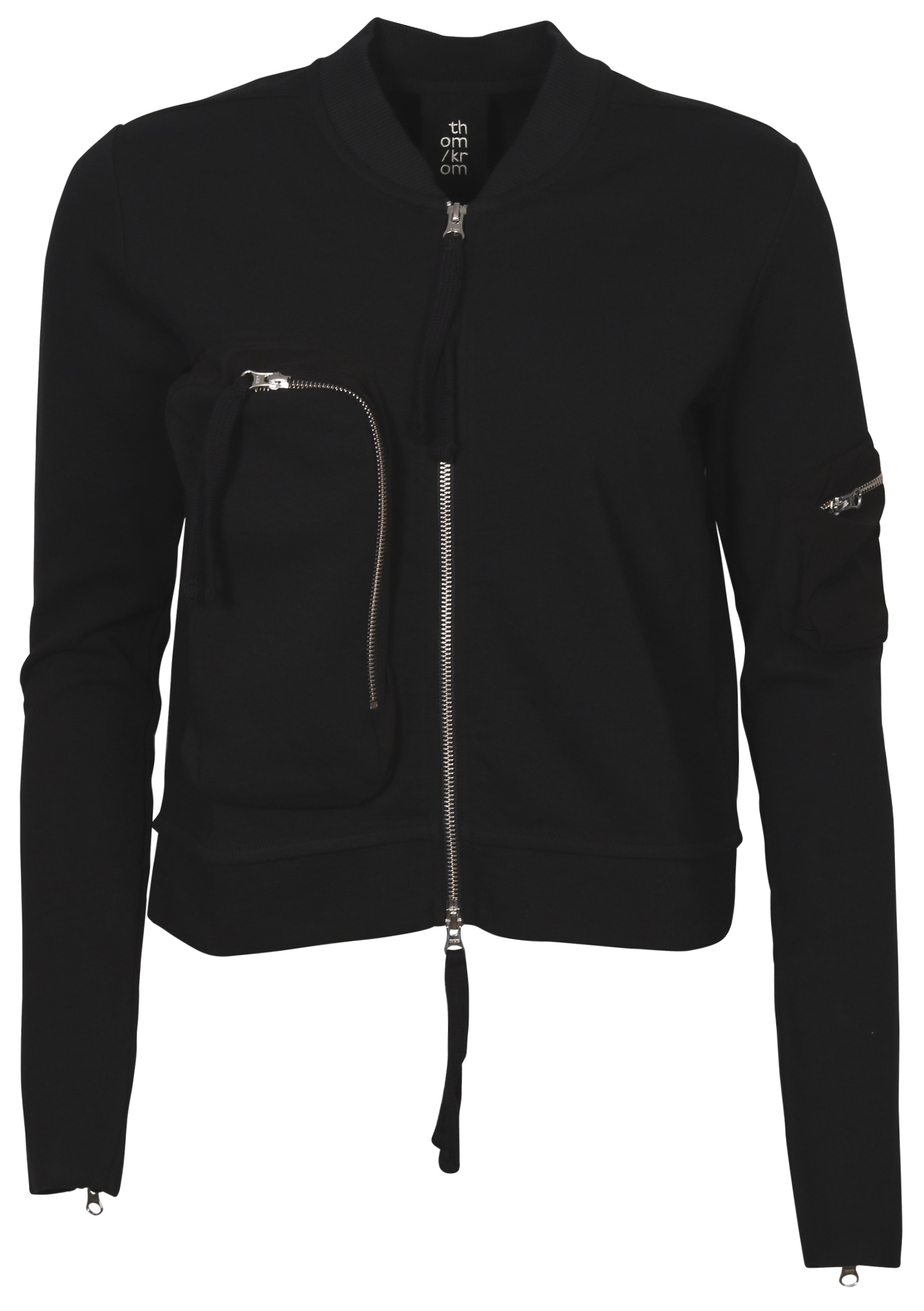 Thom Krom Sweat Bomberjacket Black