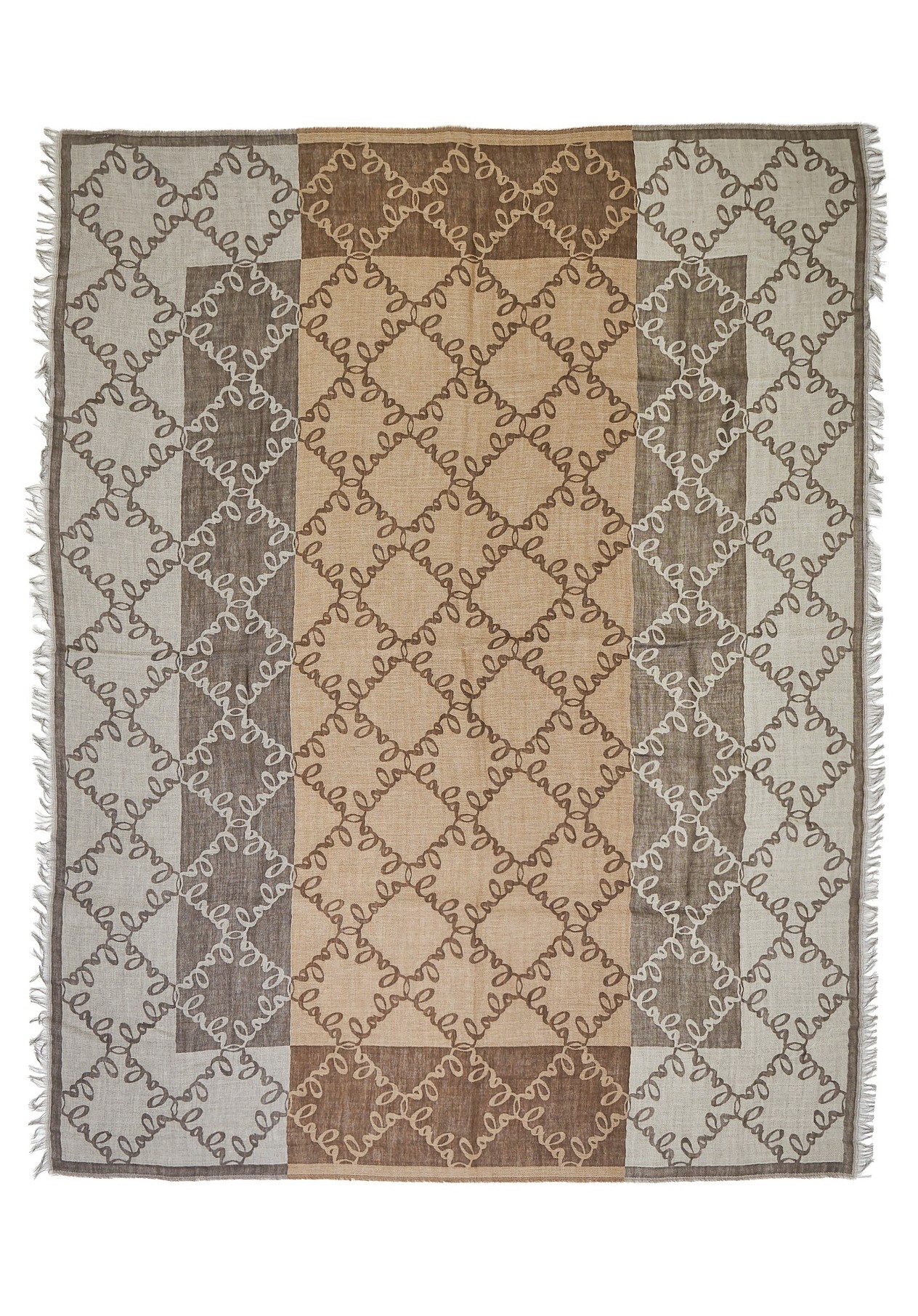 Lala Berlin Scarf Aniska Brown/Caramel