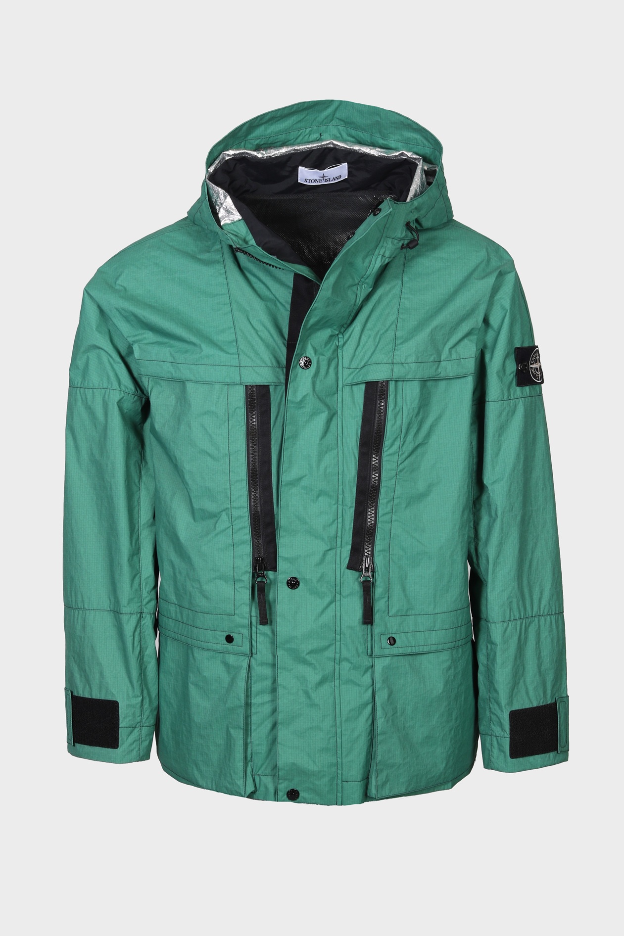 STONE ISLAND Metal Lamina Jacket in Green
