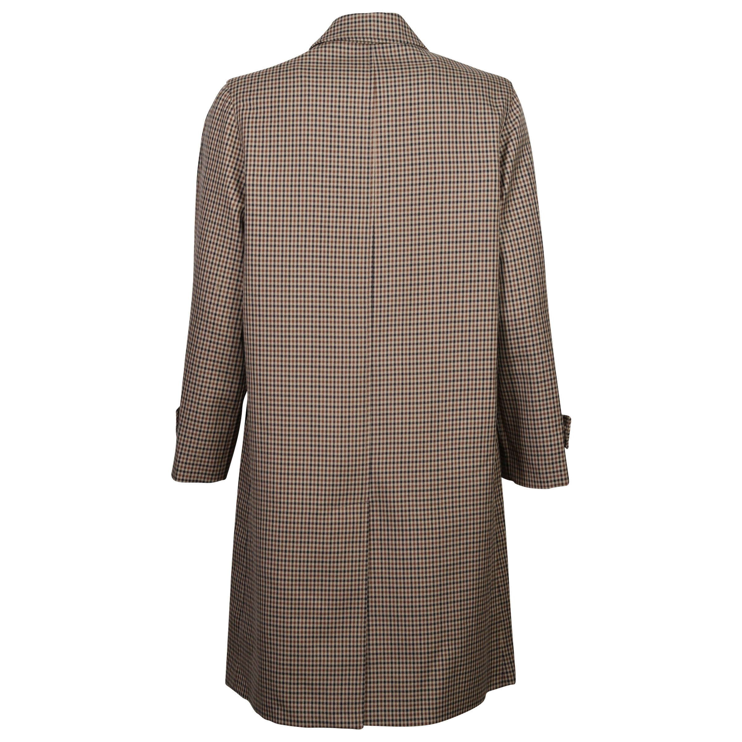 Nili Lotan Watson Duster Coat Beige Check M