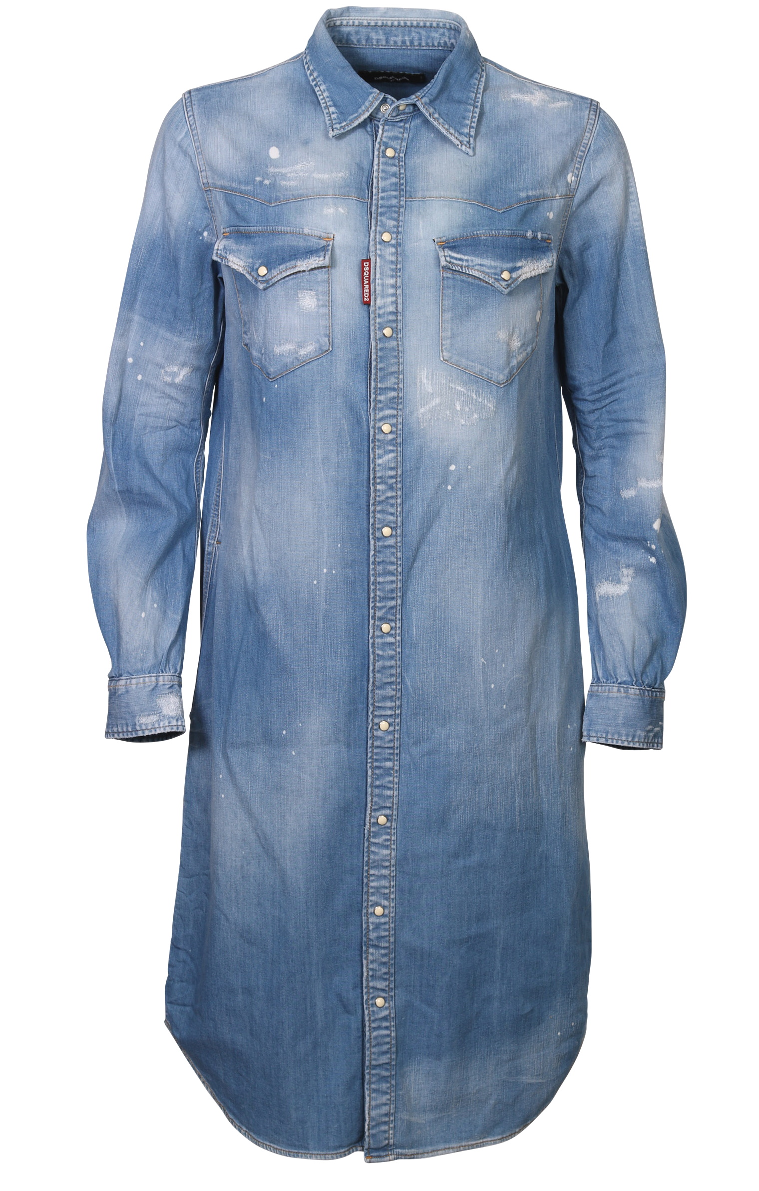 Dsquared Dress Denim Lightblue