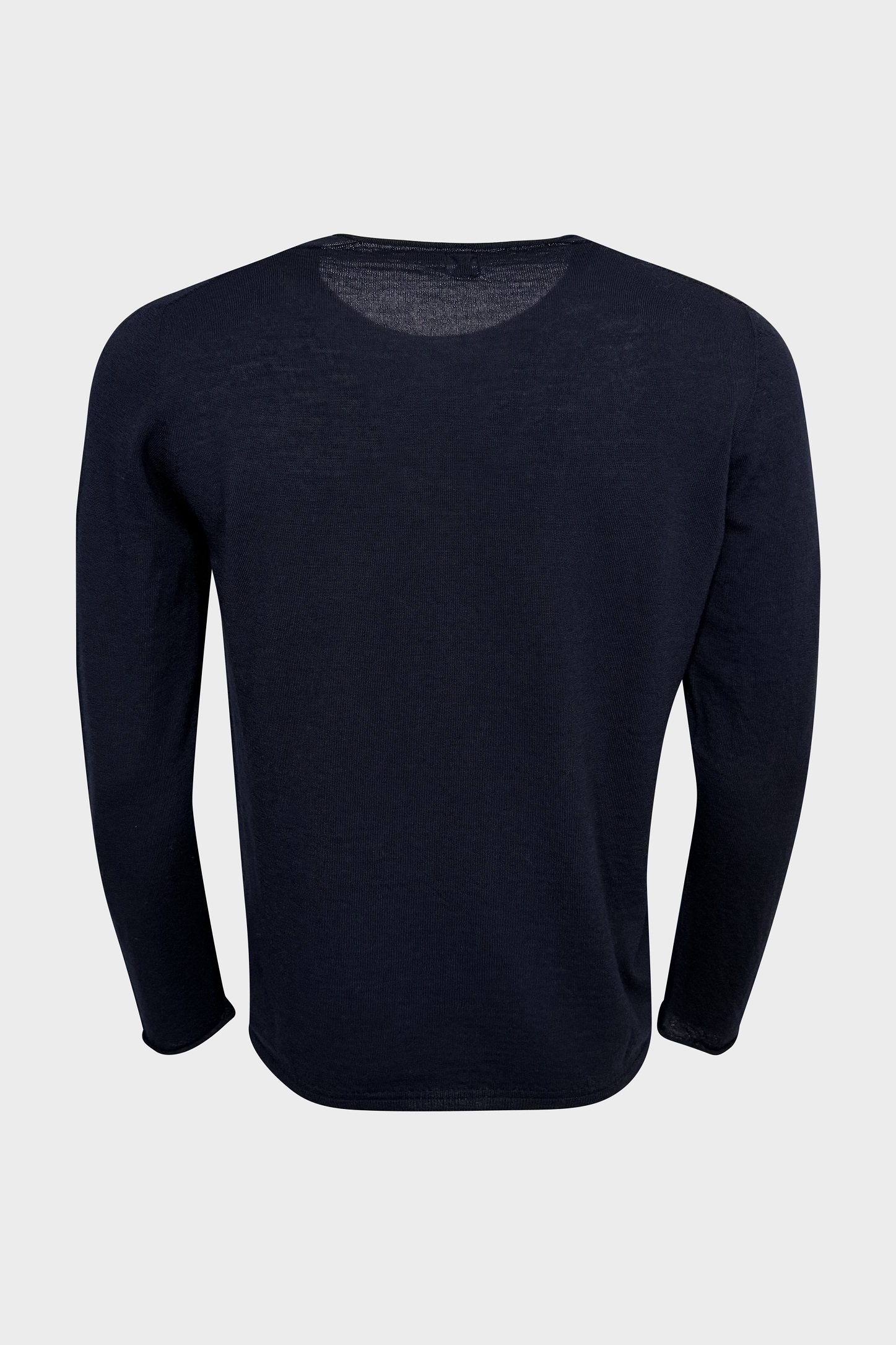 HANNES ROETHER Wool/Cashmere Sweater in Navy