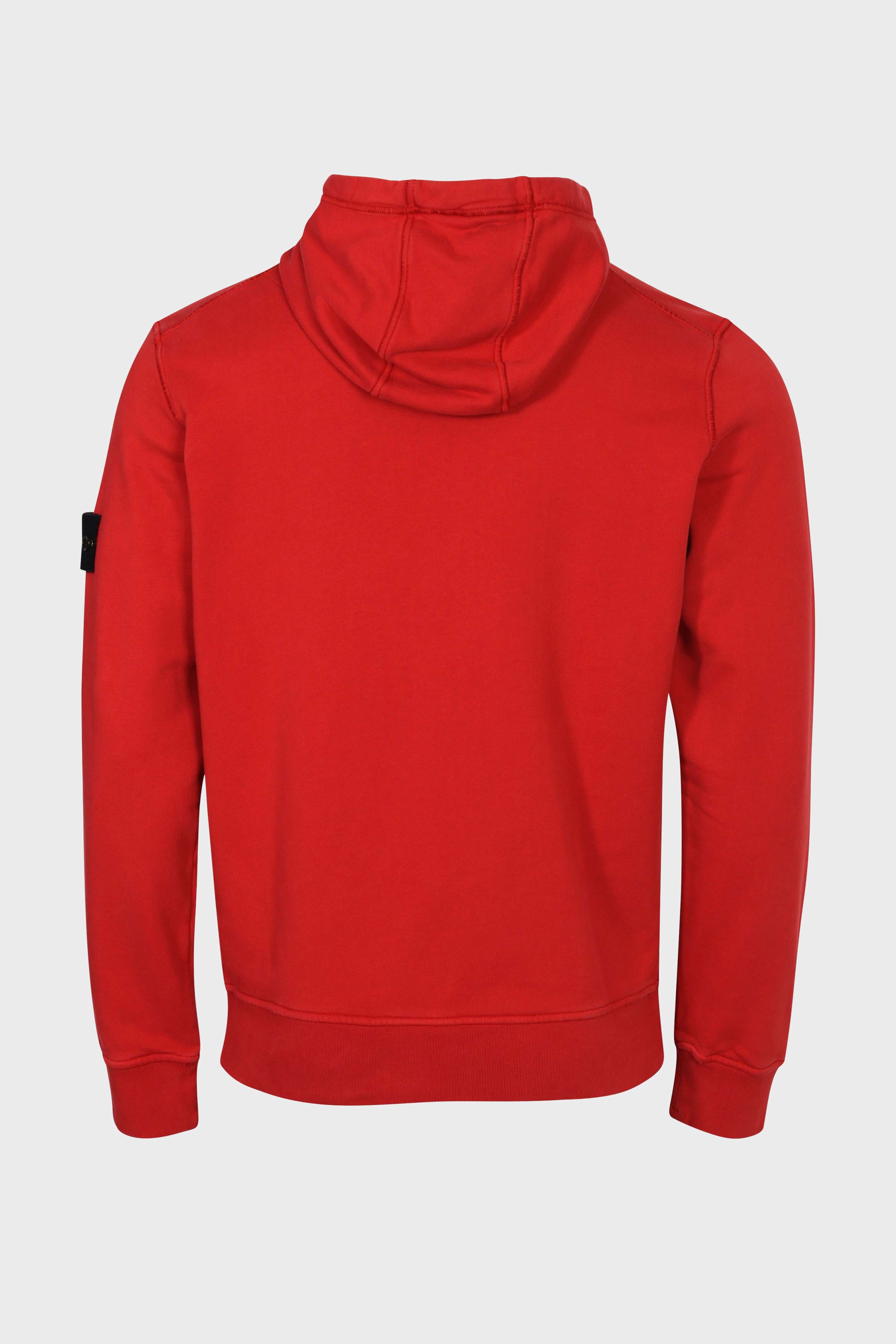 STONE ISLAND Sweat Hoodie in Red L