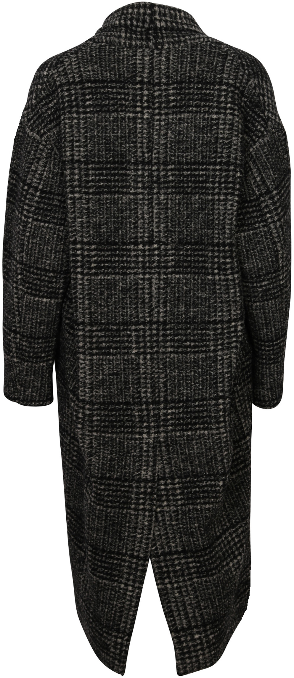 Isabel Marant Étoile Check Coat Elayo Black/Dark Grey
