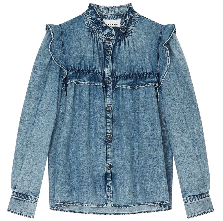 ISABEL MARANT ÉTOILE Idety Shirt in Light Blue