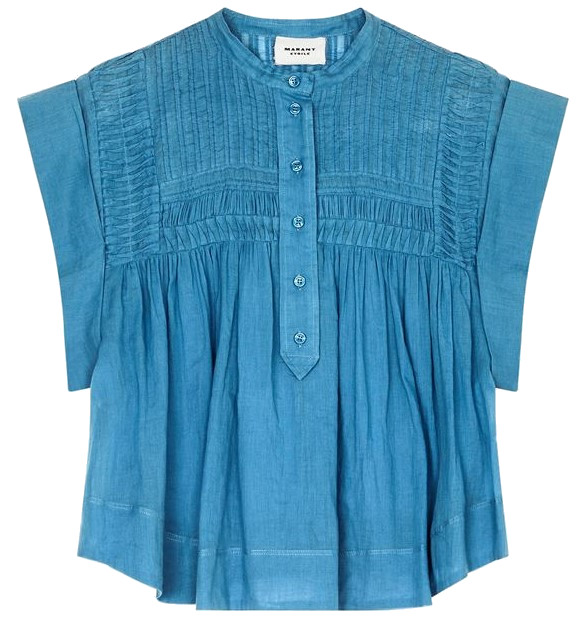 ISABEL MARANT ÉTOILE Leaza Top in Azure