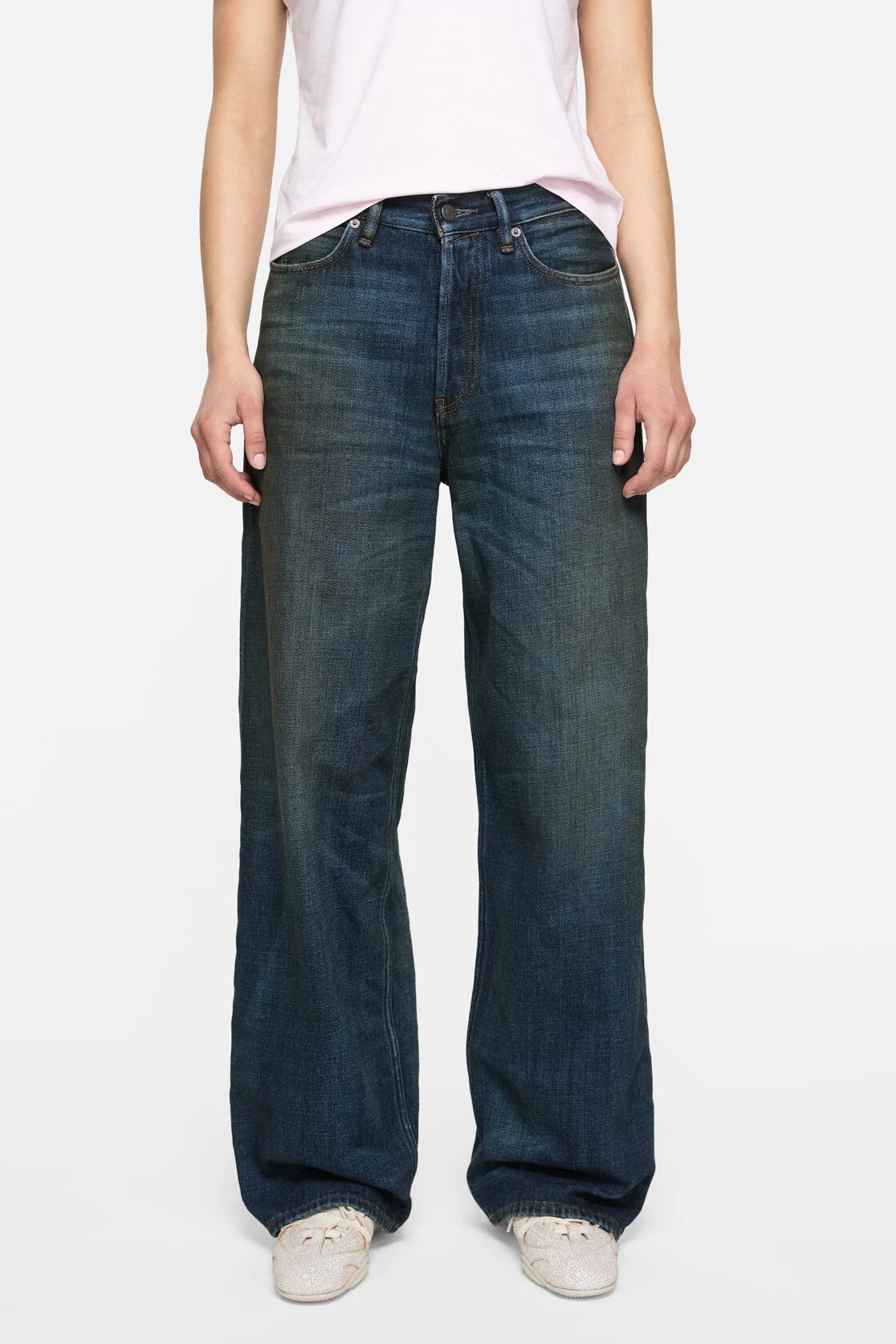ACNE STUDIOS 1981 U Yoyogi Jeans in Dark Blue