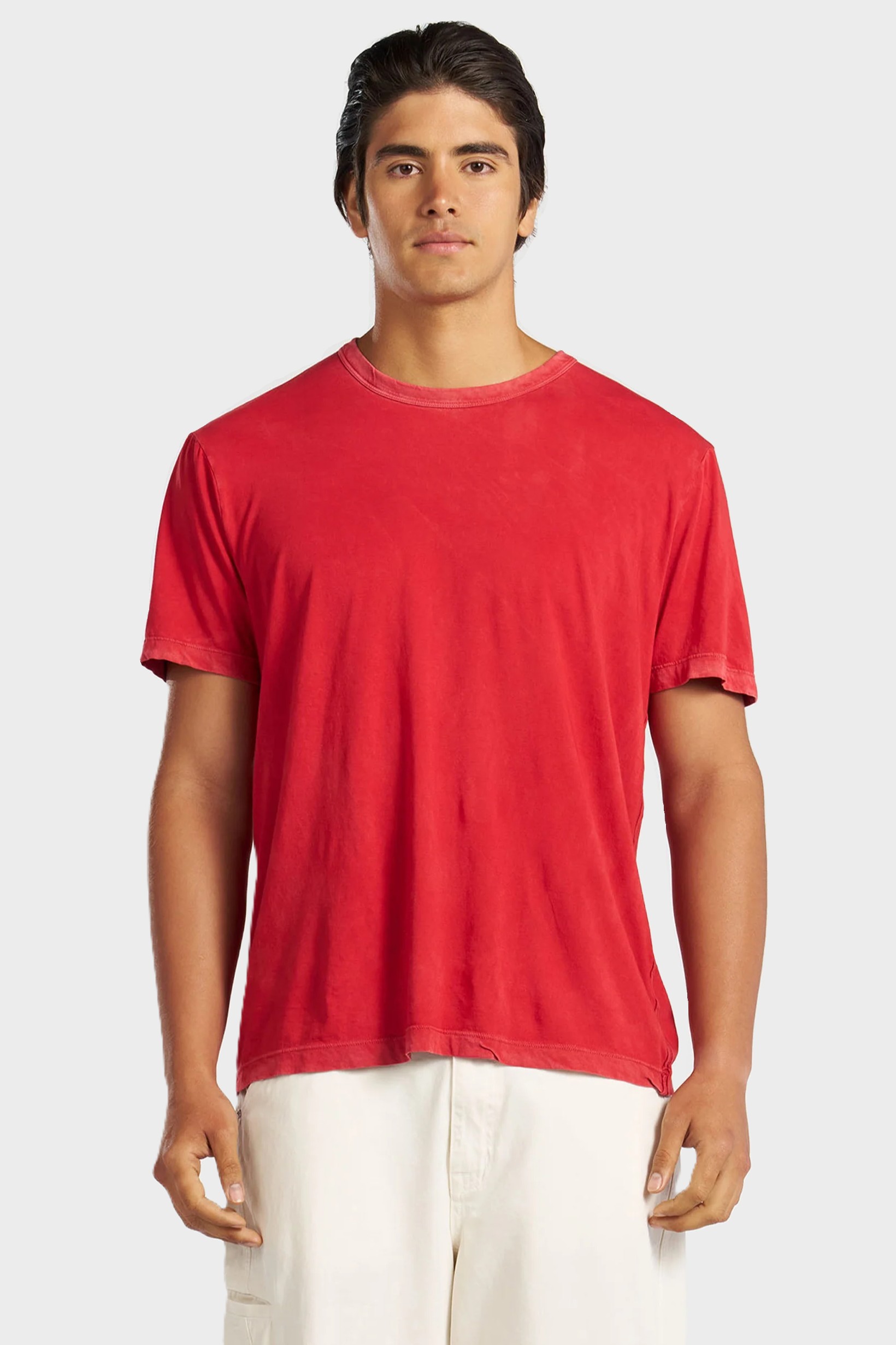 COTTON CITIZEN Classic Crewneck T-Shirt in Vintage Crimson