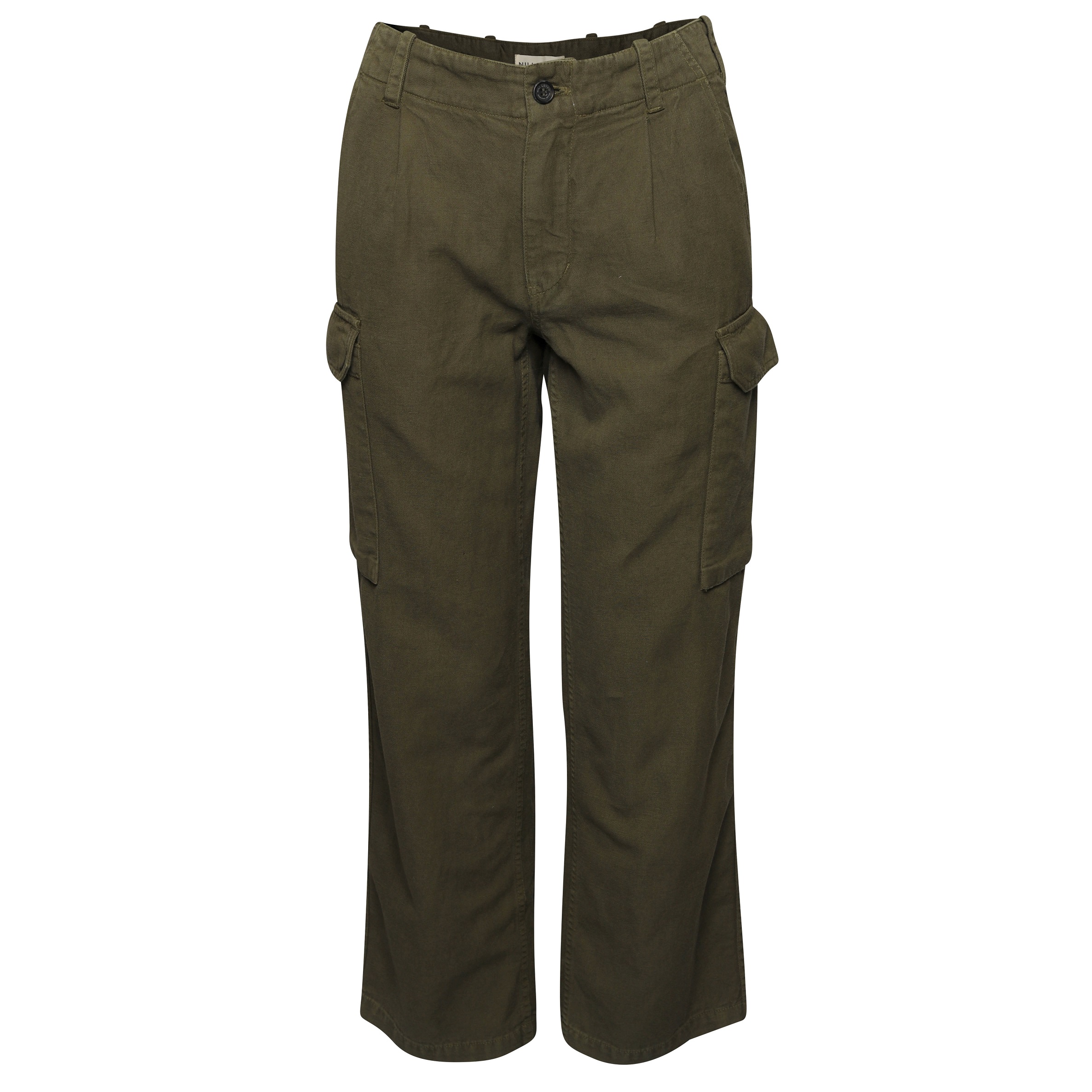 NILI LOTAN Yannic Cargo Pant in Olive Green