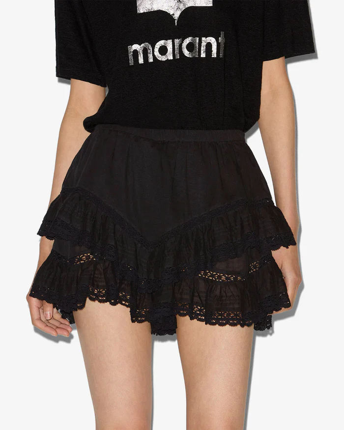 ISABEL MARANT ÉTOILE Geana Shorts in Black
