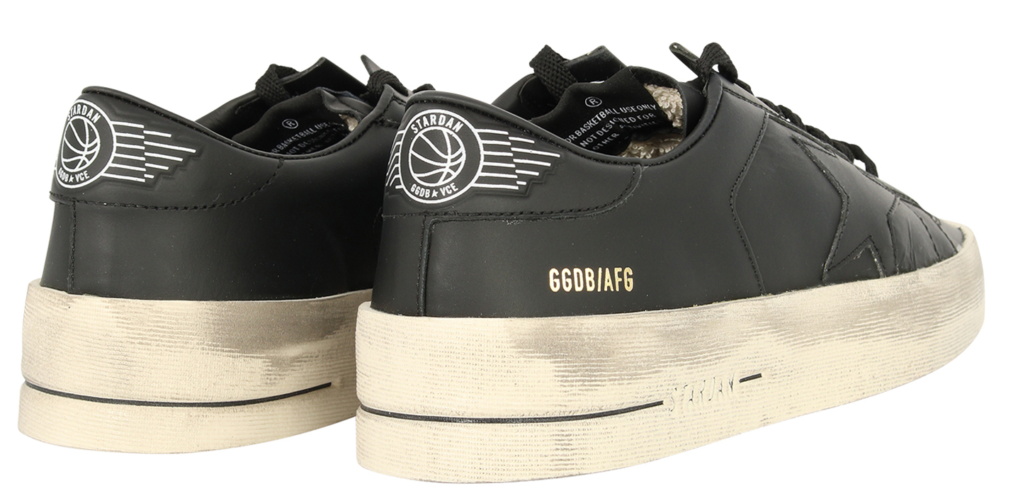 Golden Goose Sneakers Stardan Black Leather