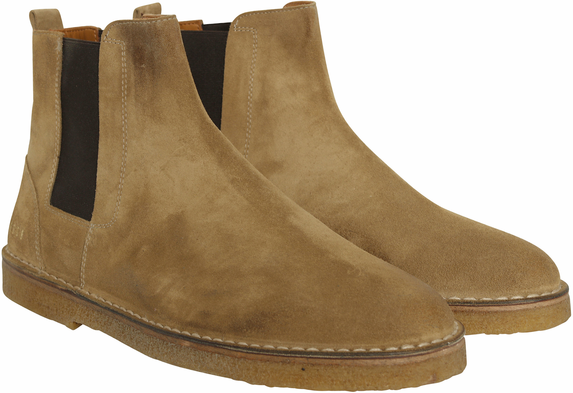 Golden Goose Boots Portman Beige Suede