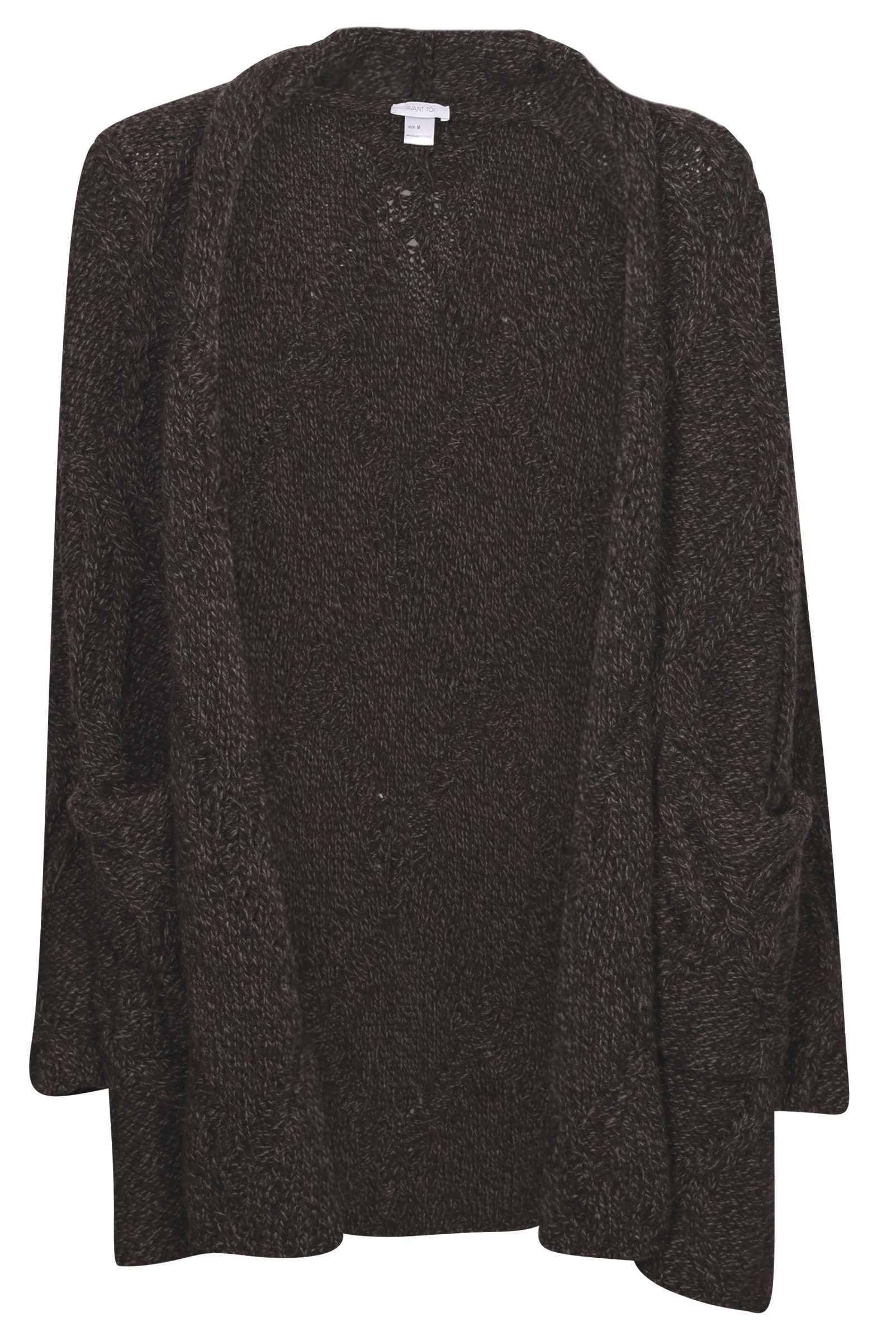 Avant Toi Grand Pa Cardigan Dark Melange