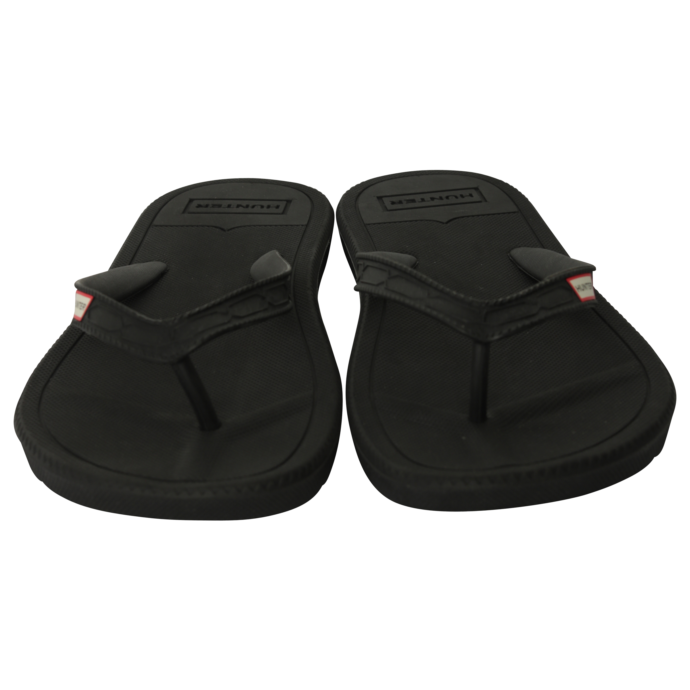 Hunter Flip Flops schwarz matt