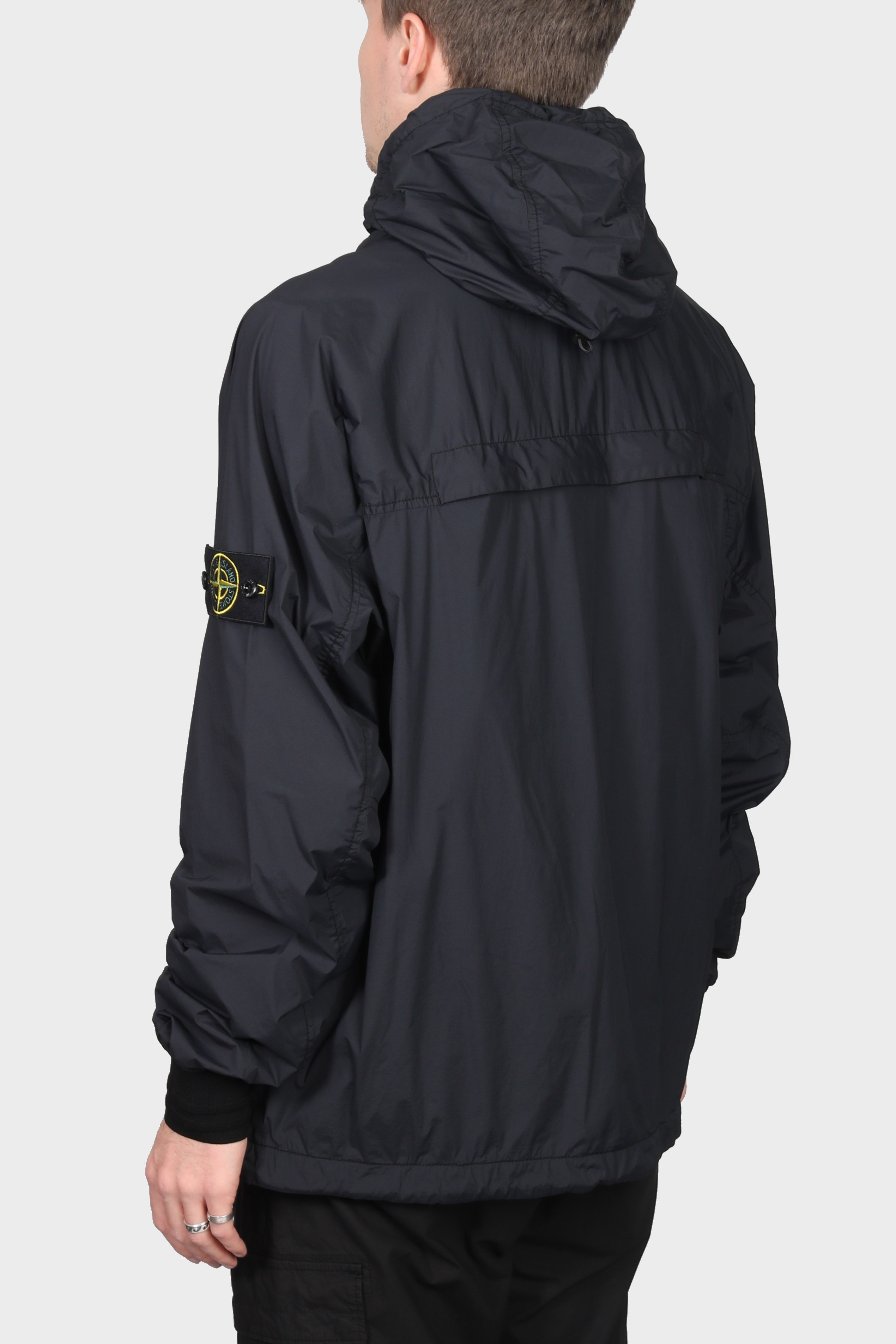 STONE ISLAND Skin Touch Nylon-TC Jacket in Black