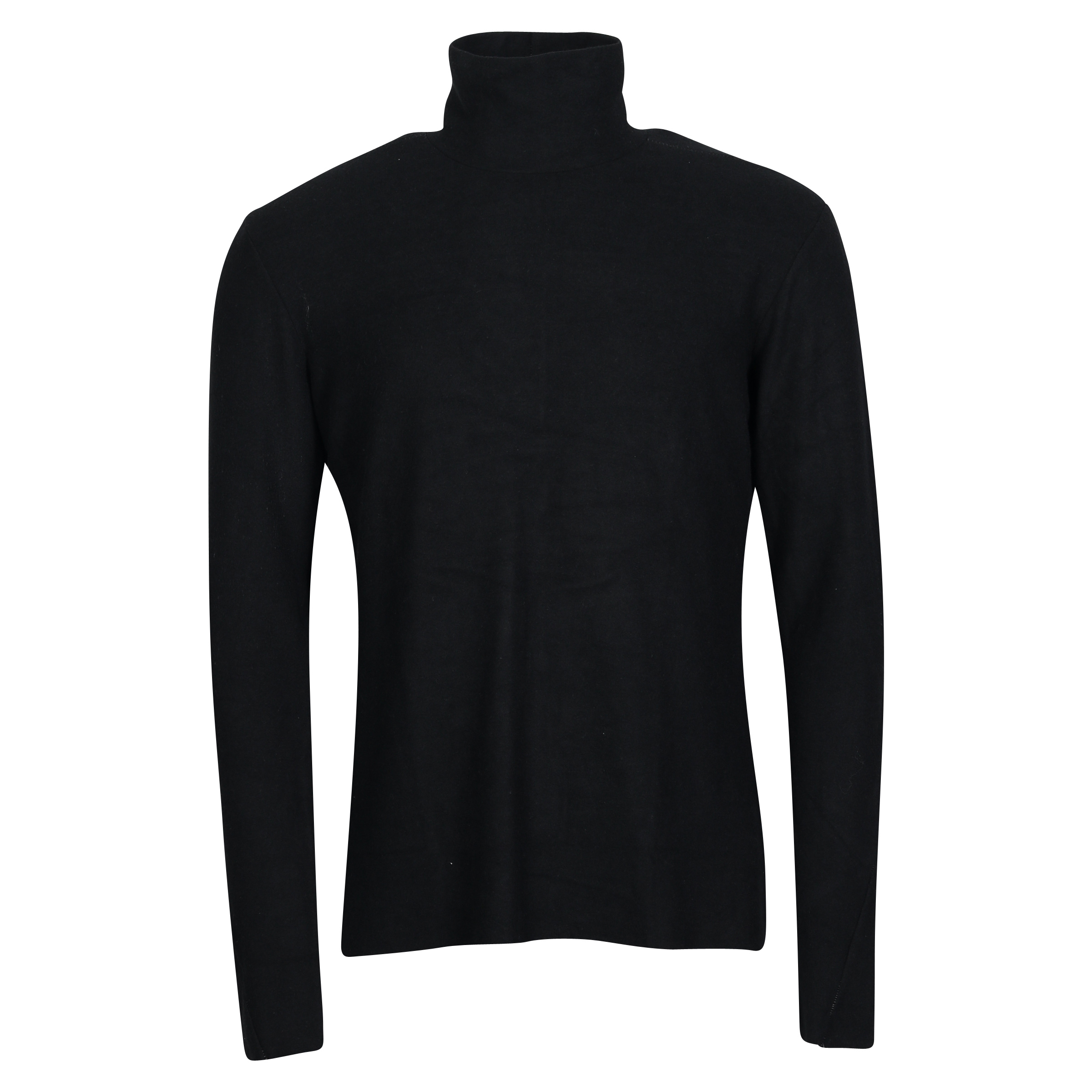 Thom Krom Fluffy Turtle Neck Longsleeve in Black