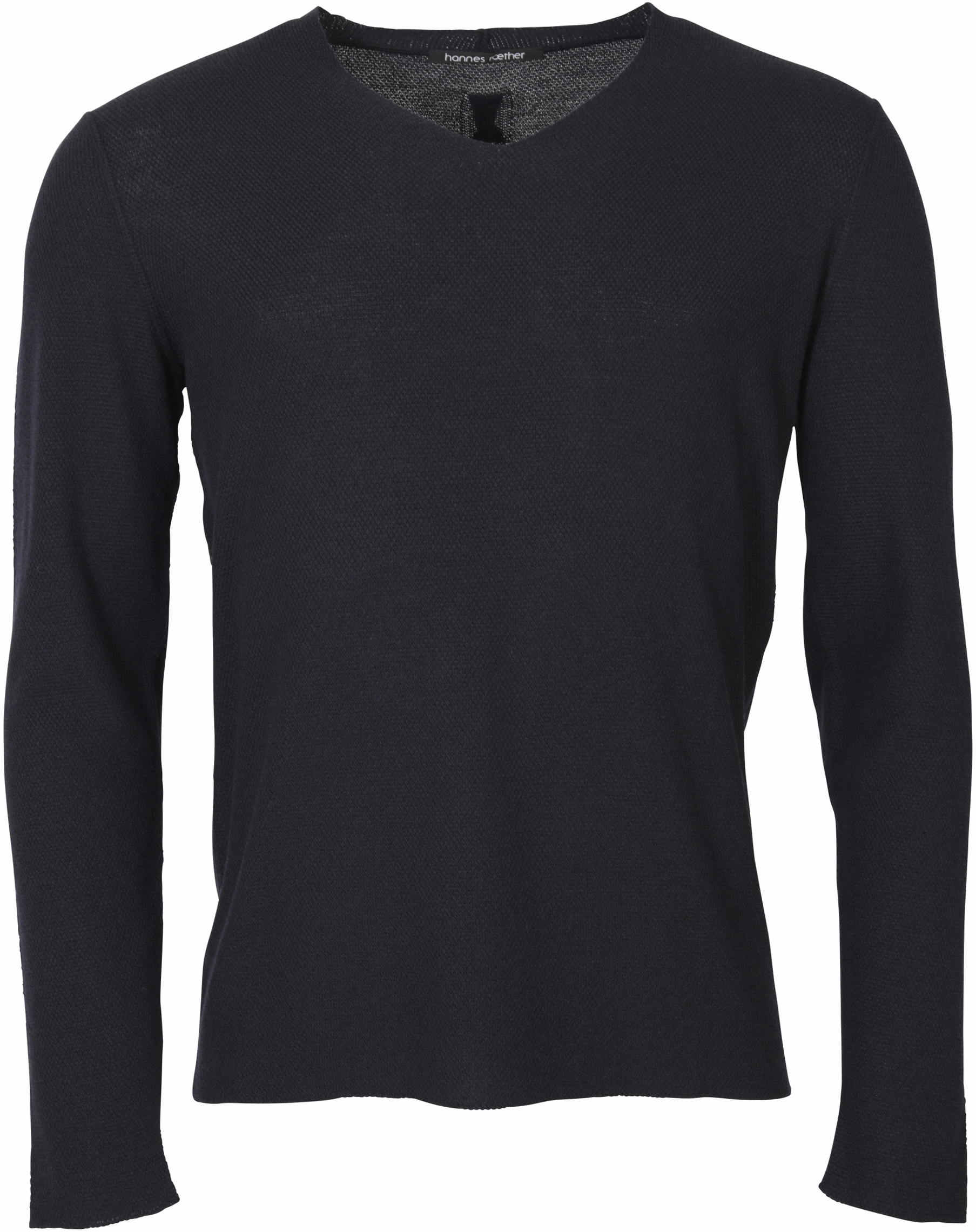 Hannes Roether V Neck Pullover blau