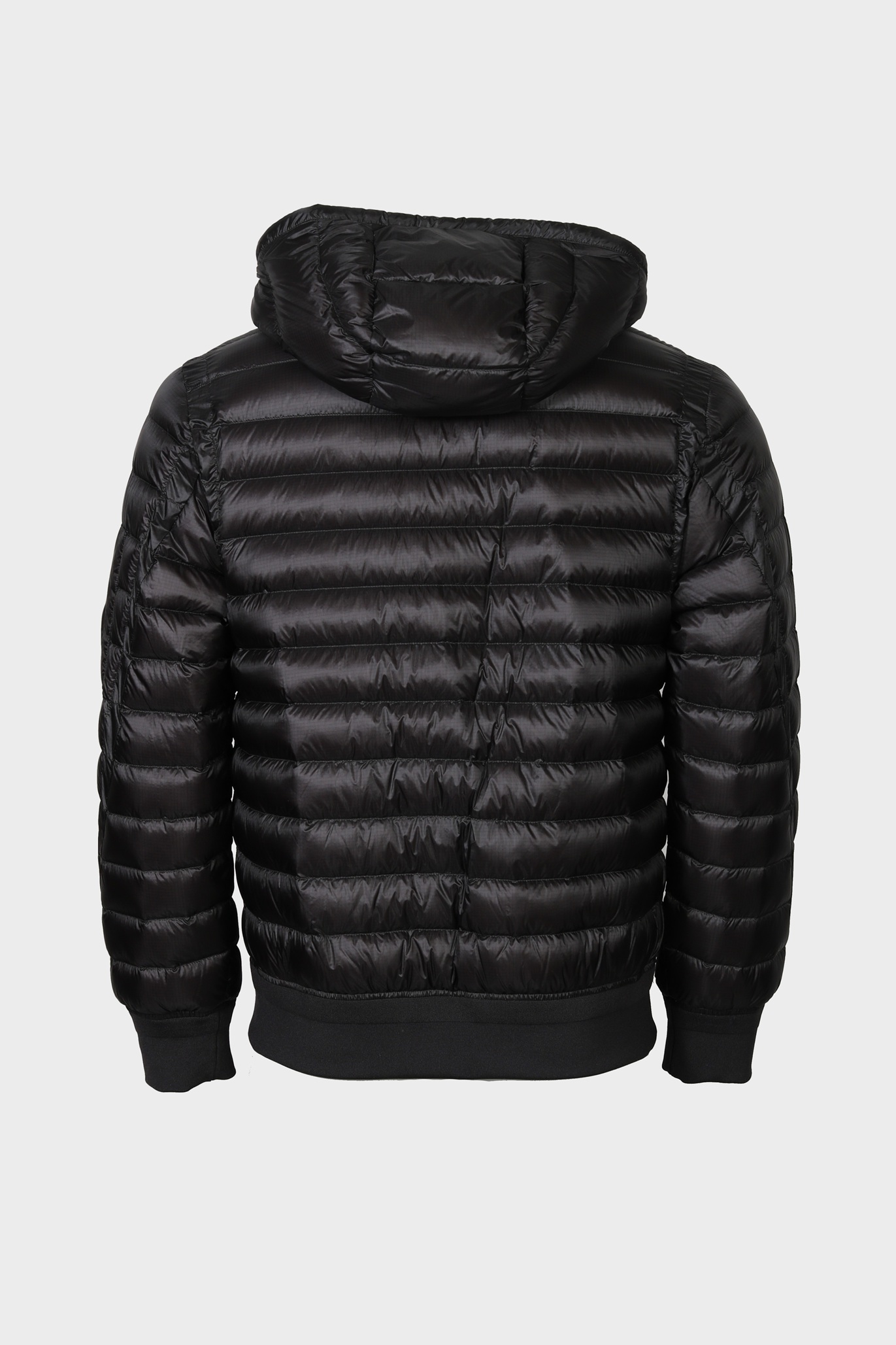 C.P. COMPANY D.D. Shell Hodded Light Down Jacket in Black