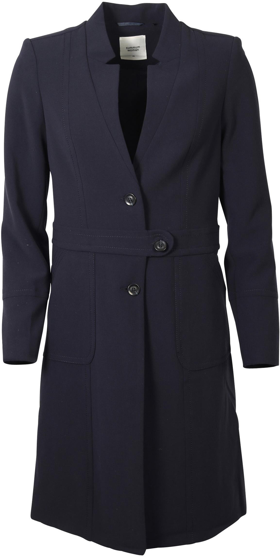Summum Long Blazer Night Blue