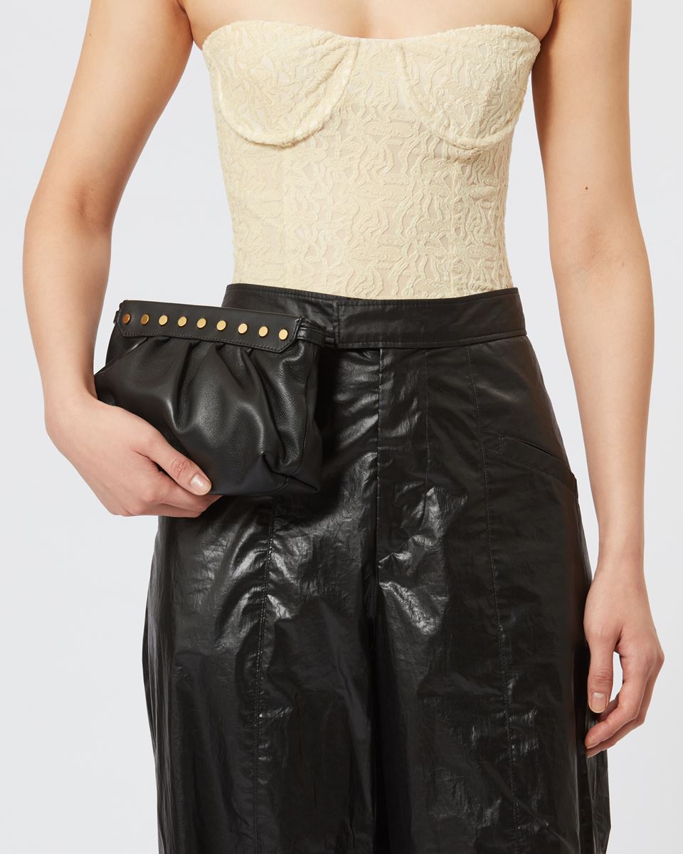 ISABEL MARANT Luz Small Pouch in Black