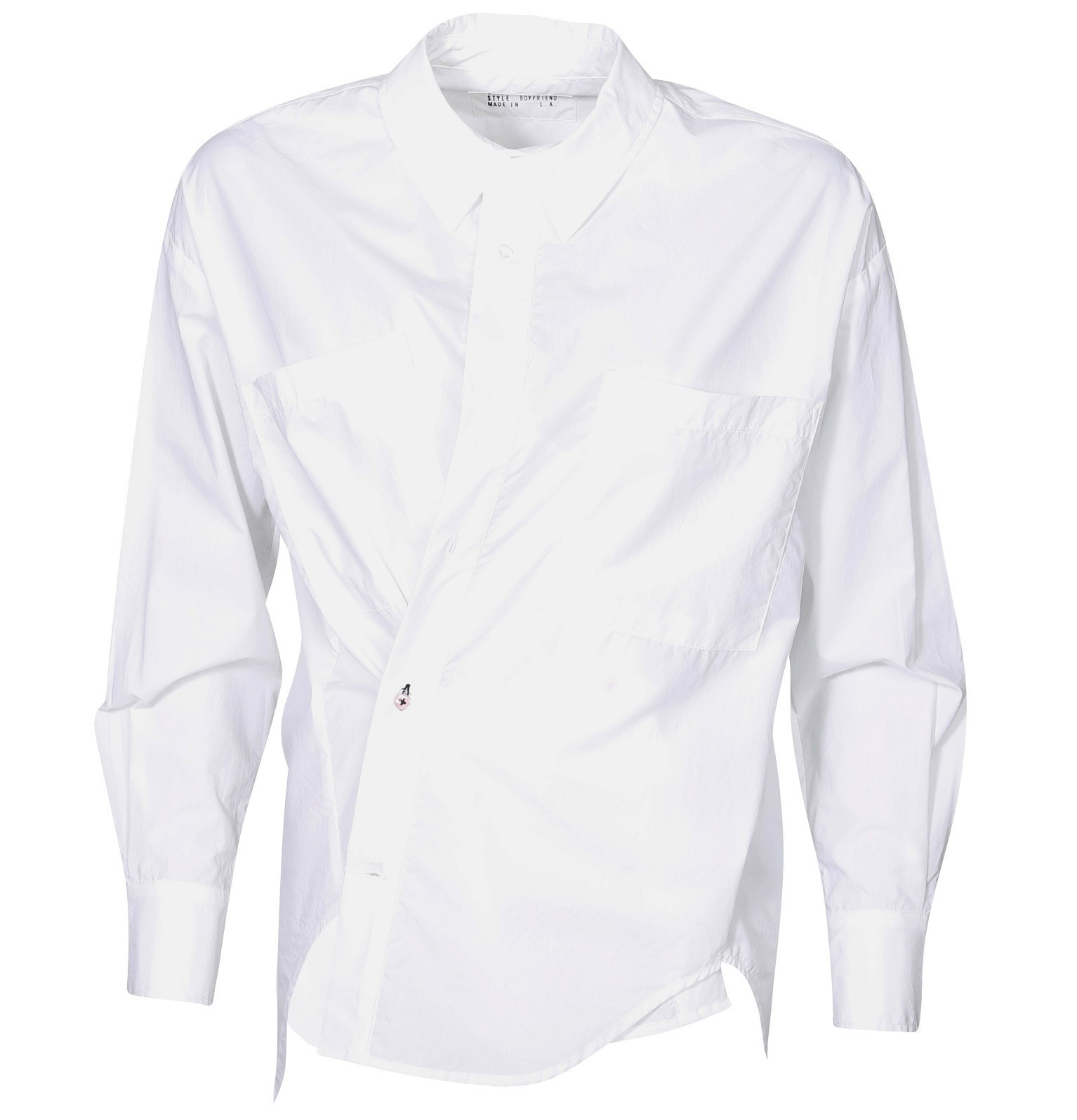 WEARCISCO The Boyfriend Shirt in White XS/S