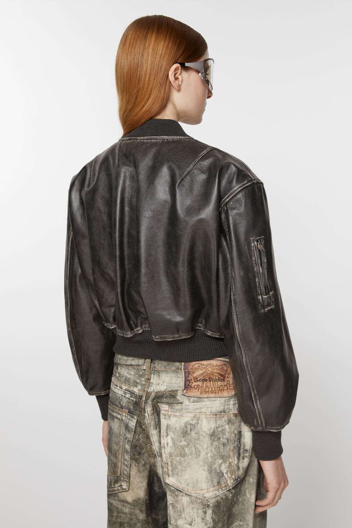 ACNE STUDIOS Leatherjacket in Vintage Black 38