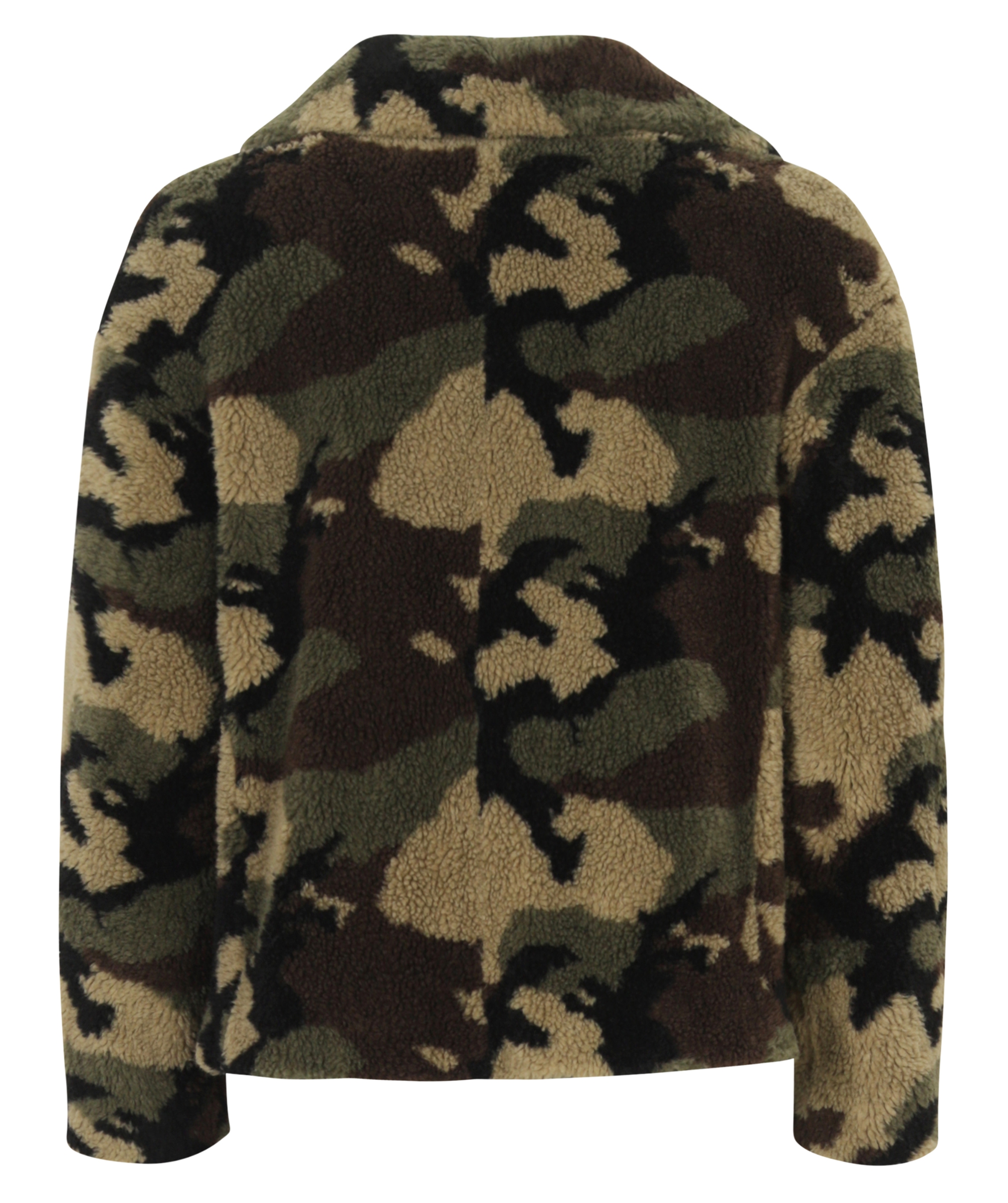 STAND Fake Fur Jacke Webpelz camouflage 34