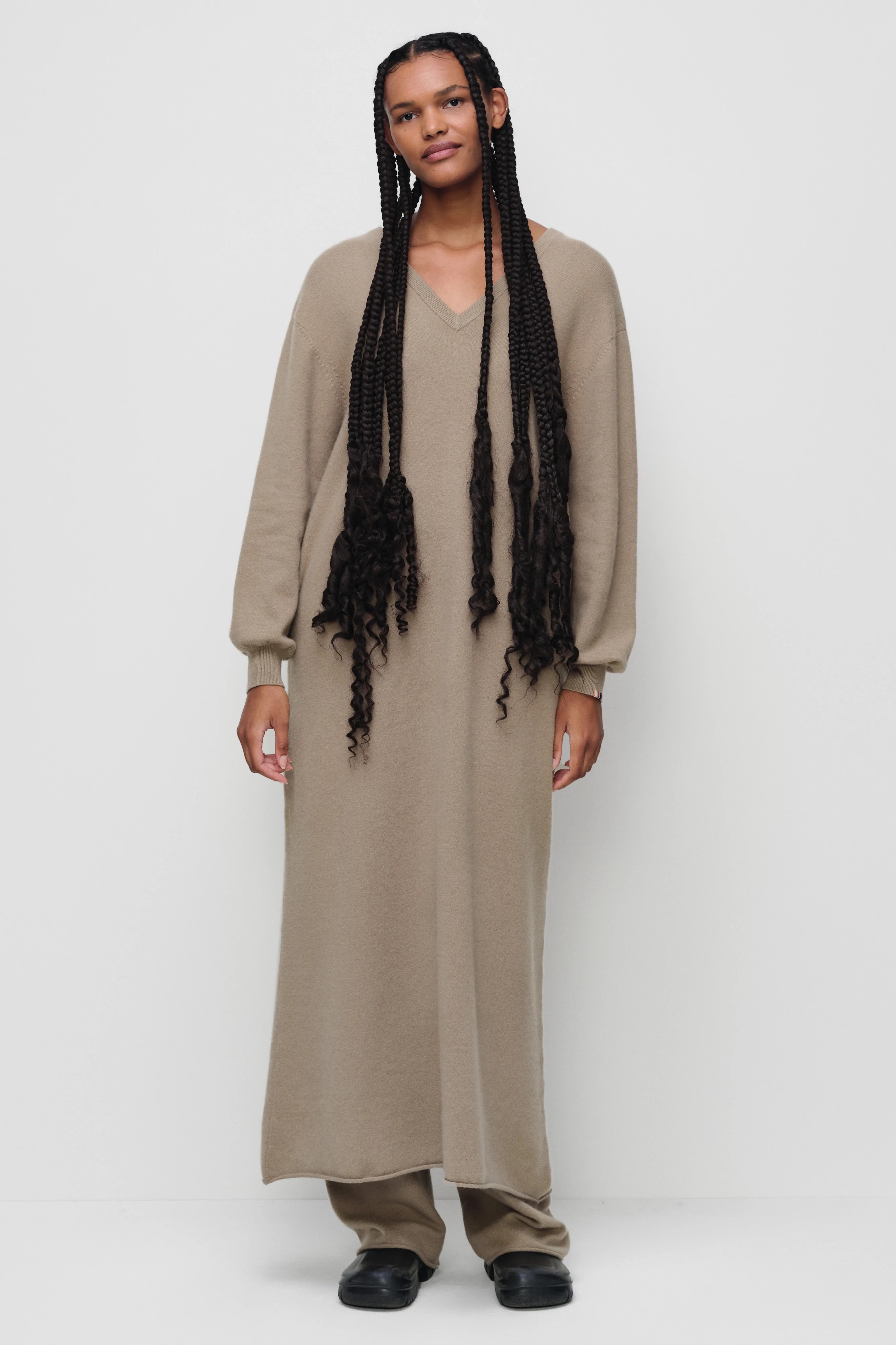 Extreme Cashmere Dress N°259 Sheba in Dust